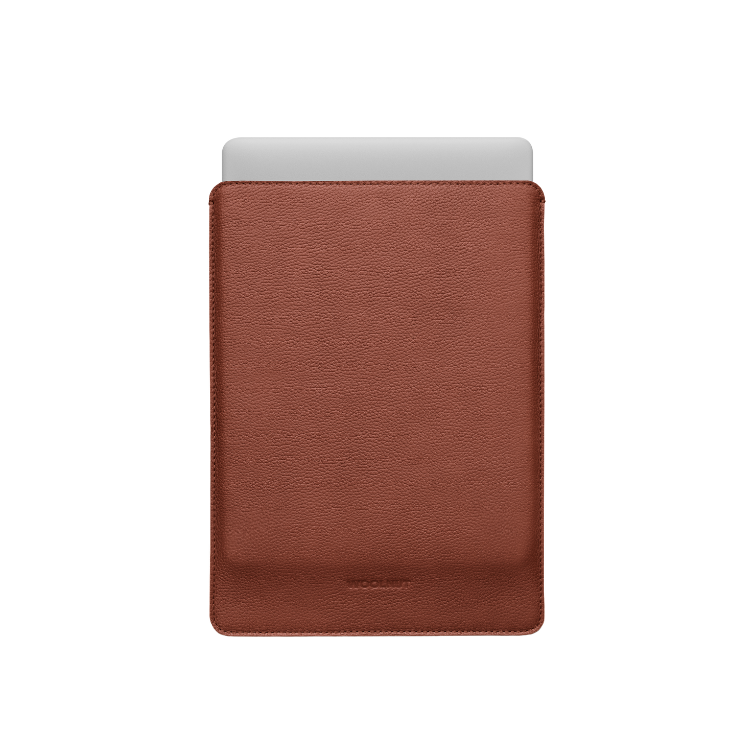 Woolnut Leather Sleeve for MacBook Neo - Cognac