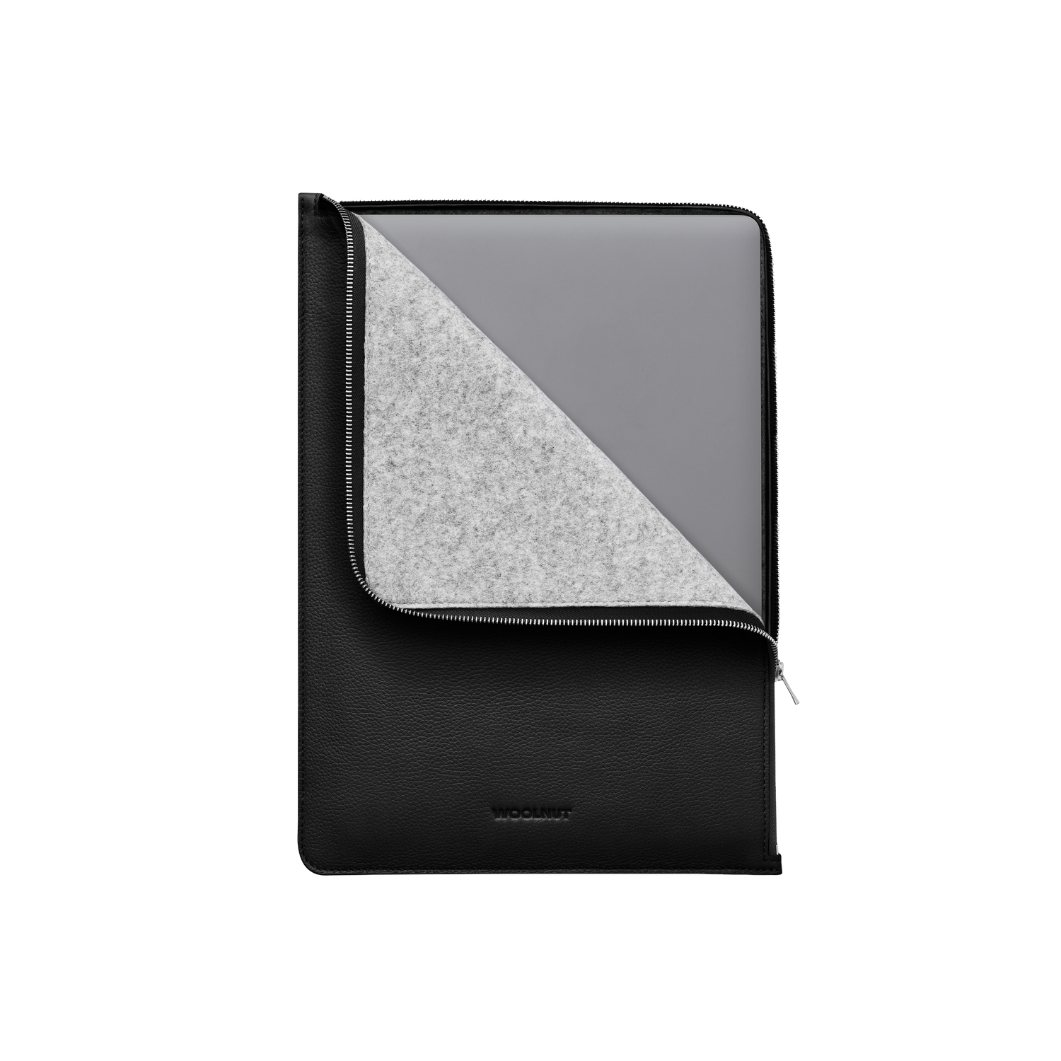 Woolnut Leather Folio for 16-inch MacBook Pro - Black