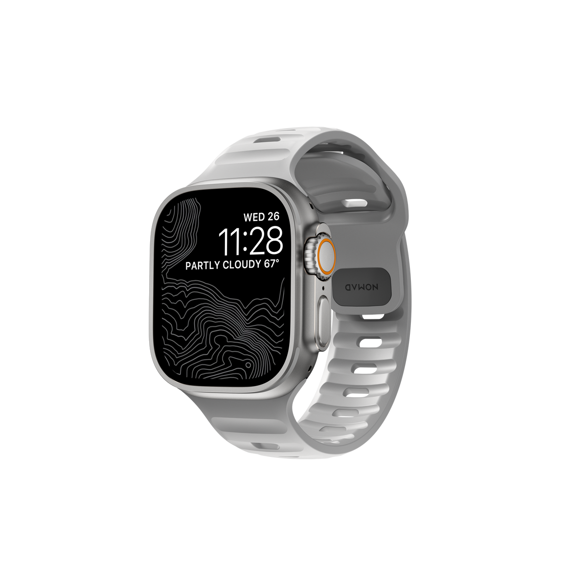 Nomad Sport Band V2 - 46/49mm - Lunar Grey
