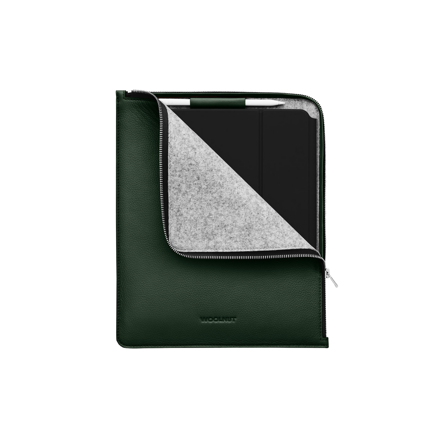 Woolnut Leather Folio for 13-inch iPad Pro & Air - Green