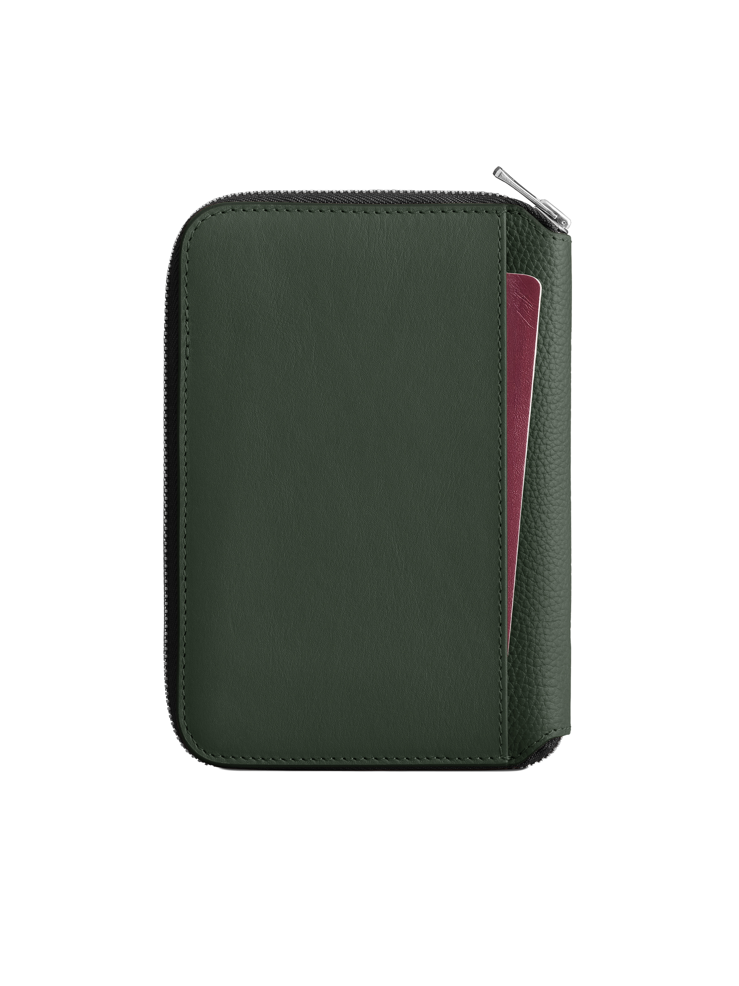 Woolnut Leather Travel Folio - Green