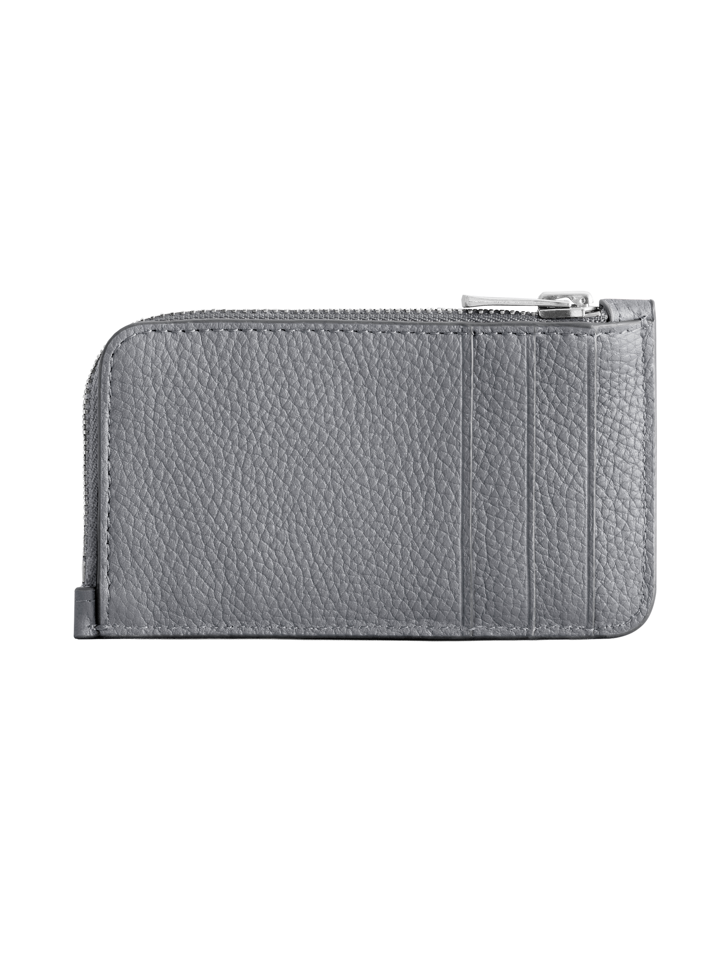 Woolnut Leather Folio Wallet - Grey
