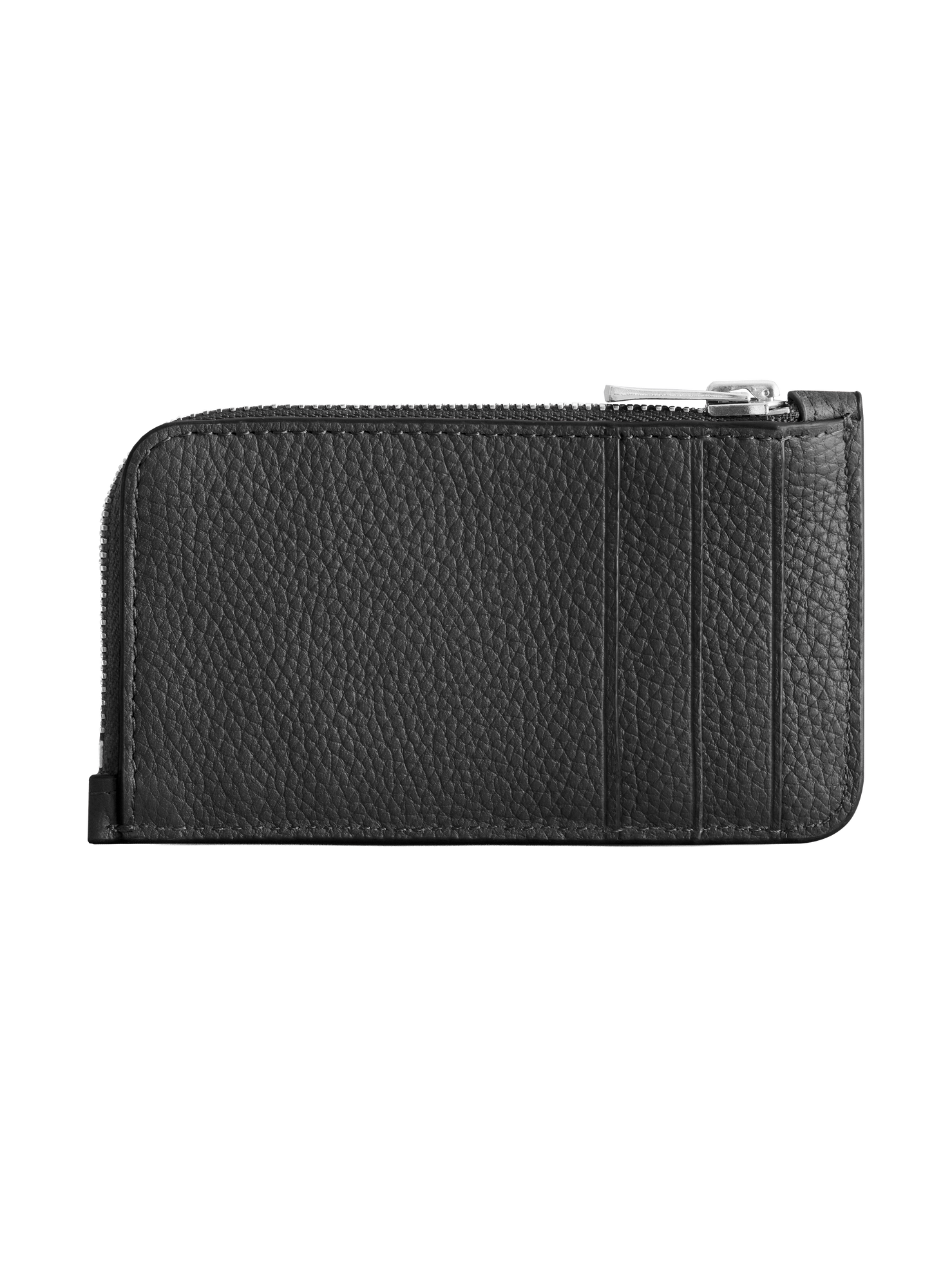 Woolnut Leather Folio Wallet - Black
