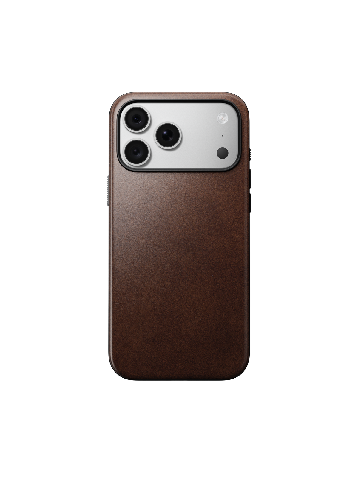 Nomad Modern Case with Horween Leather for iPhone 18 Pro Max - Rustic Brown