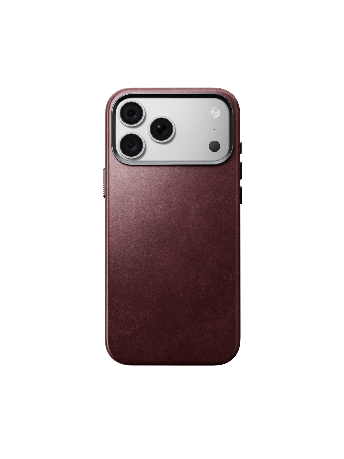 Nomad Traditional Case with Horween Leather for iPhone 18 Pro Max - Burgundy
