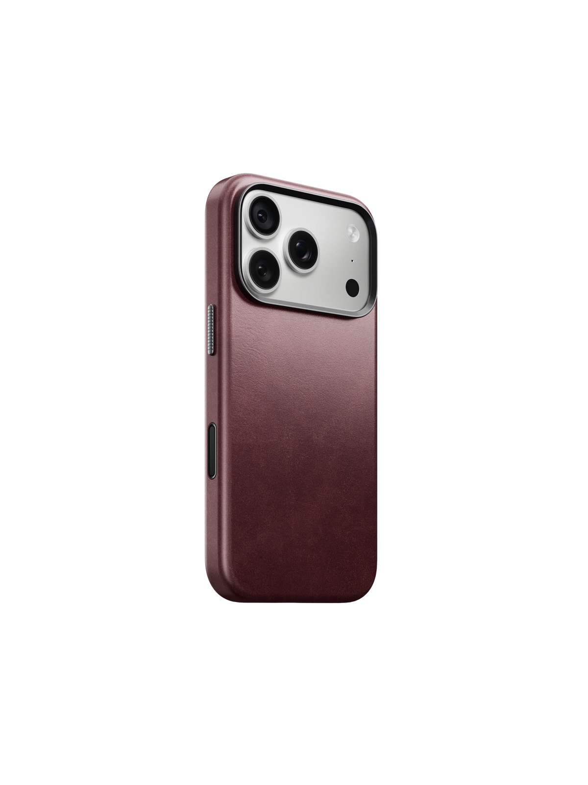 Nomad Traditional Case with Horween Leather for iPhone 18 Pro - Burgundy