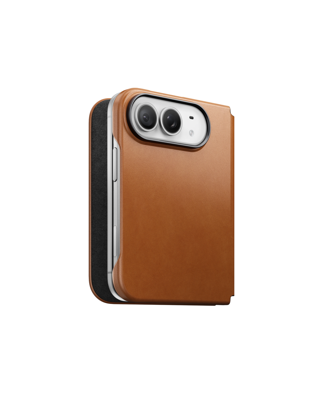 Nomad Traditional Folio with Horween Leather for iPhone Duo - Saddle