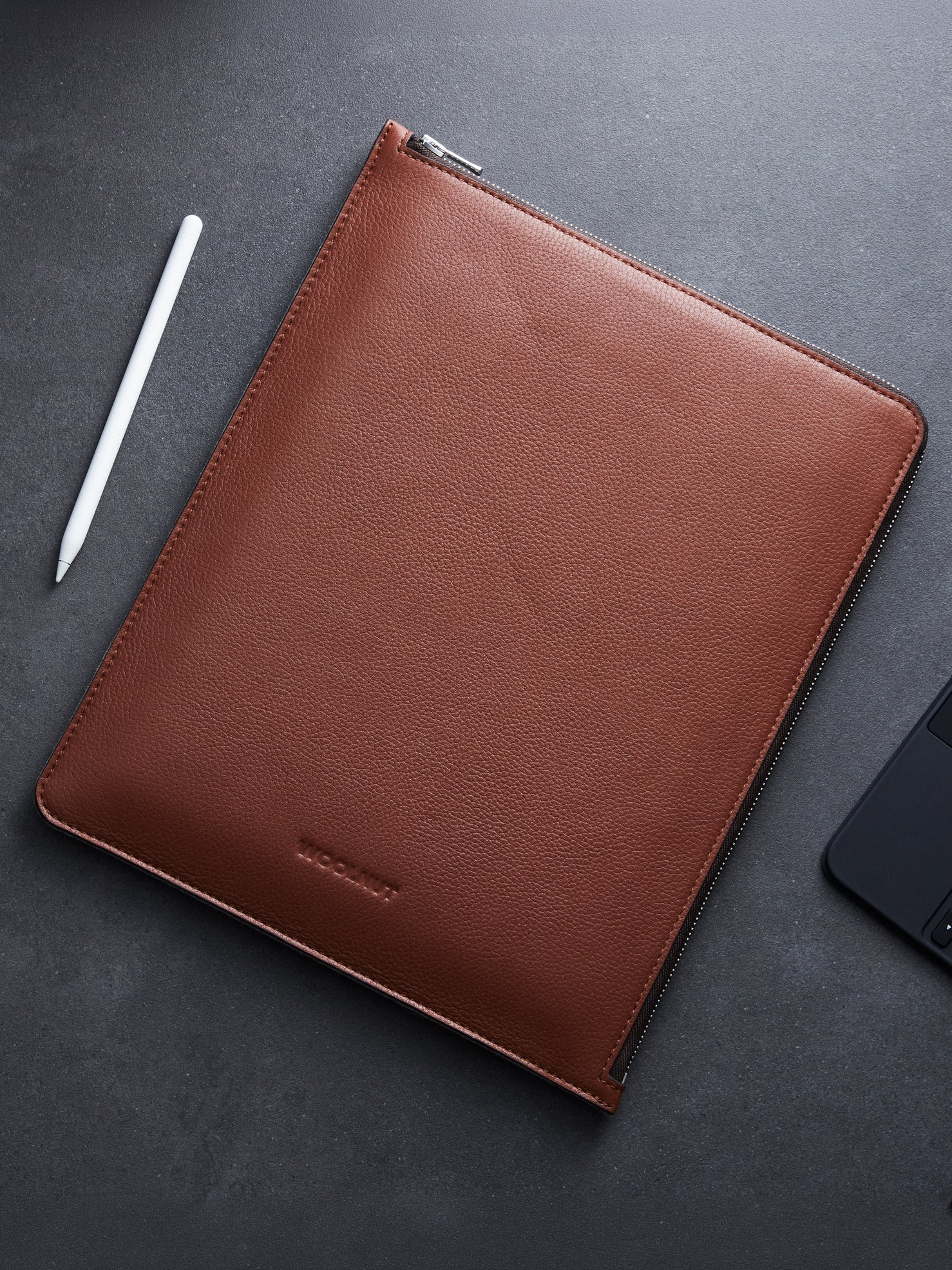 Woolnut Leather Folio for 11-inch iPad Pro & Air - Cognac