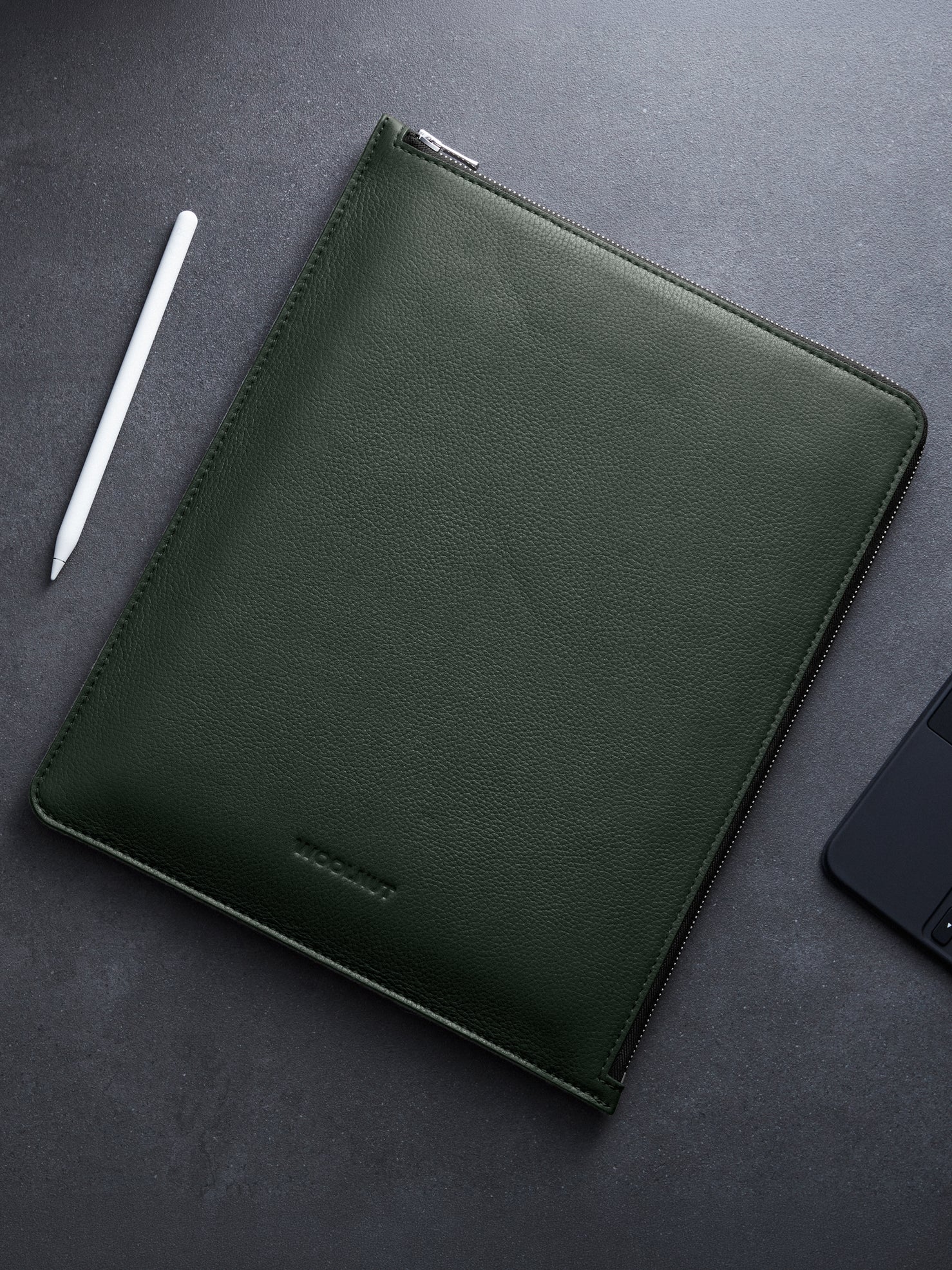 Woolnut Leather Folio for 13-inch iPad Pro & Air - Green