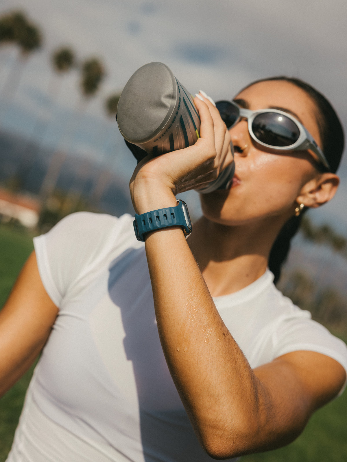 Nomad Sport Band V2 - 46/49mm - Cascade Blue