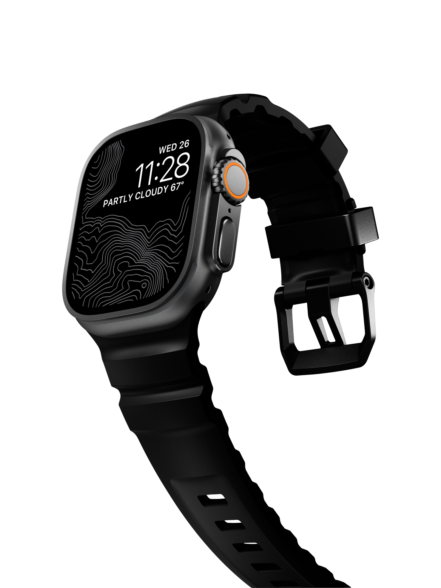 Nomad Rocky Point Band - 46/49mm - Black Hardware - Carbon Black