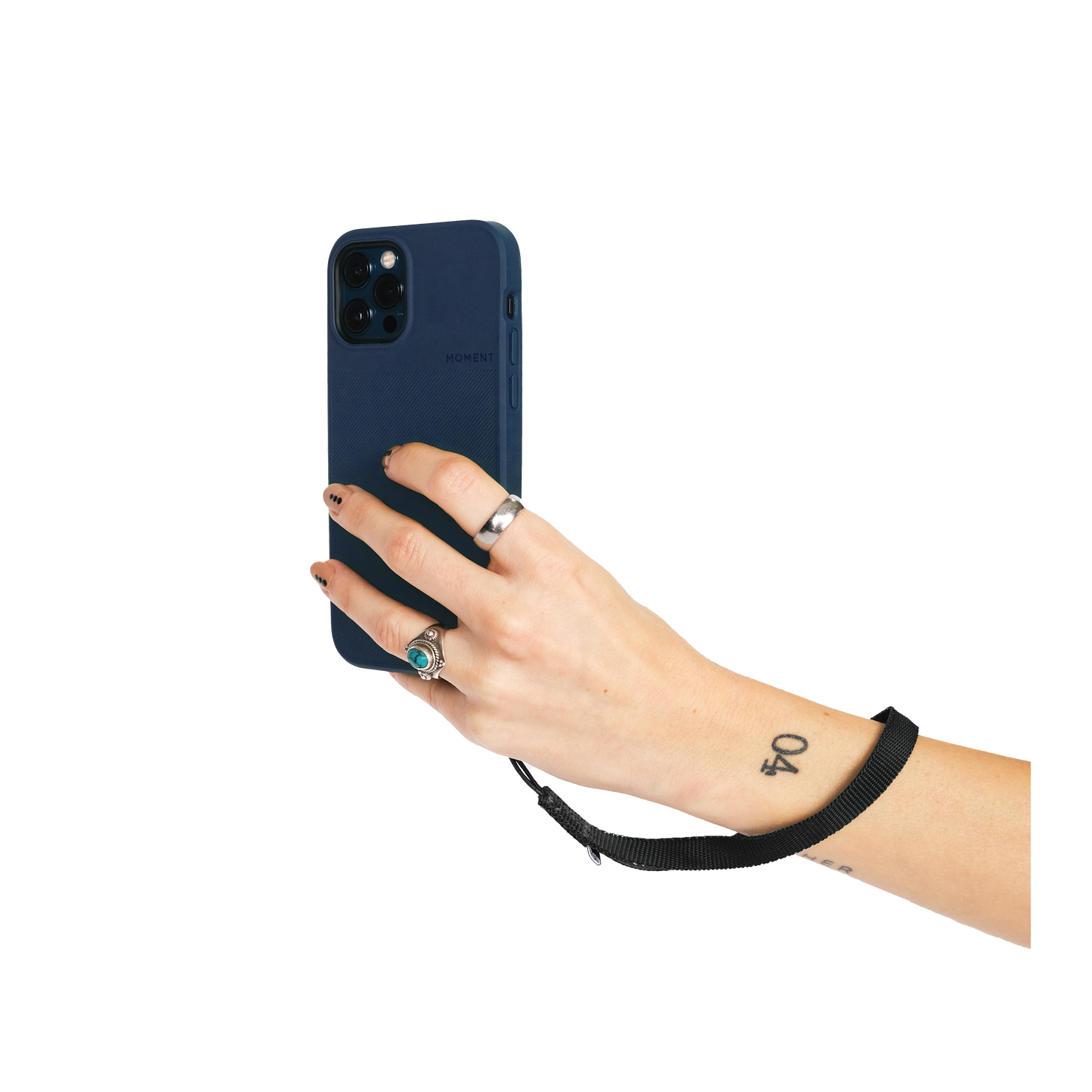 Moment Nylon Phone Wrist Strap - Black