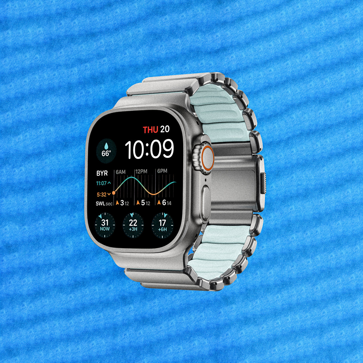 Nomad Stratos Icy Blue Glow - Natural