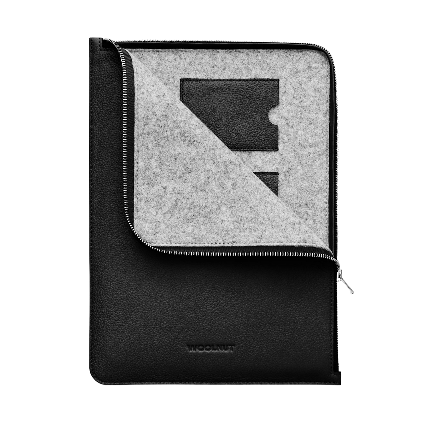 Woolnut Leather Folio for 13" MacBook Air & 14" MacBook Pro - Black