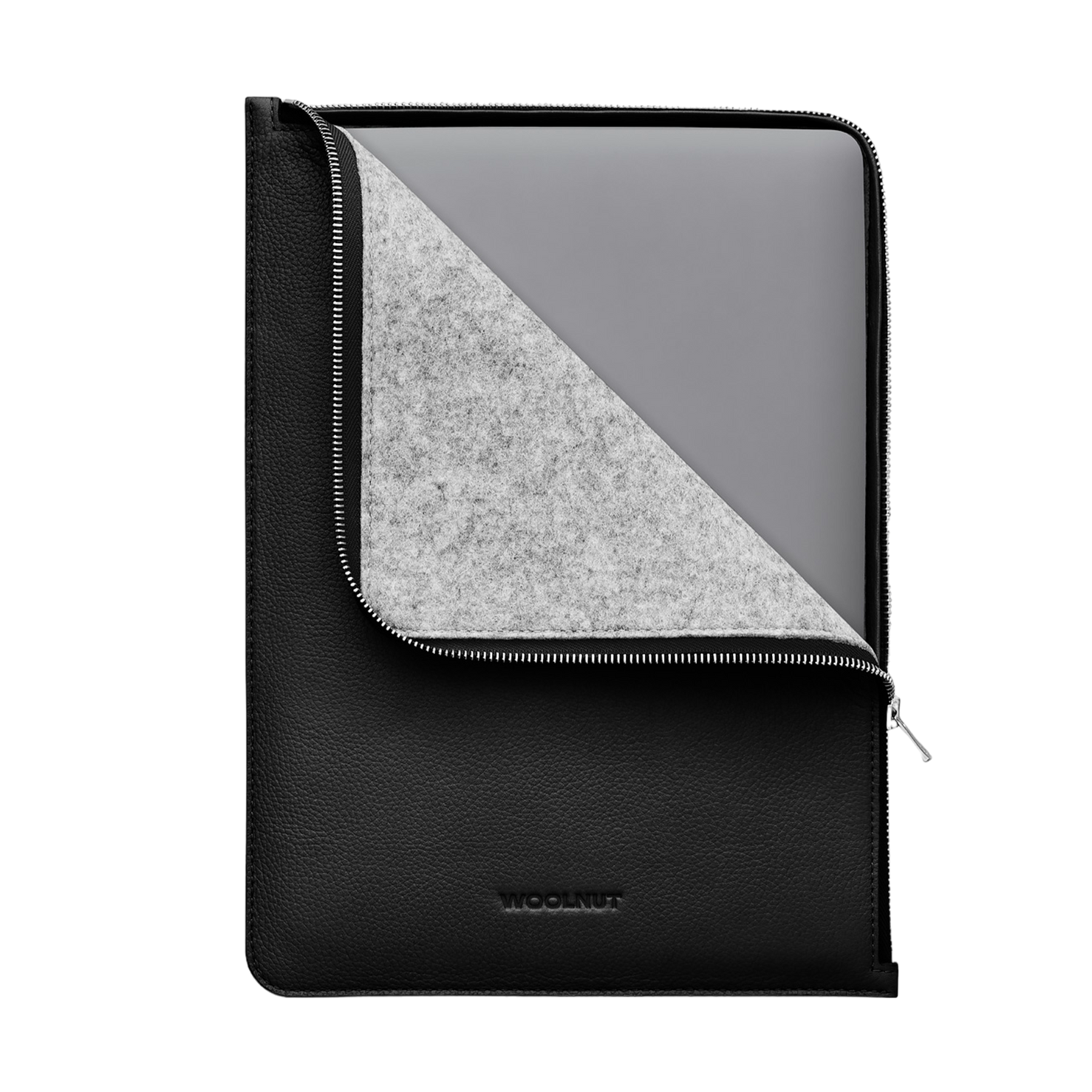 Woolnut Leather Folio for 13" MacBook Air & 14" MacBook Pro - Black