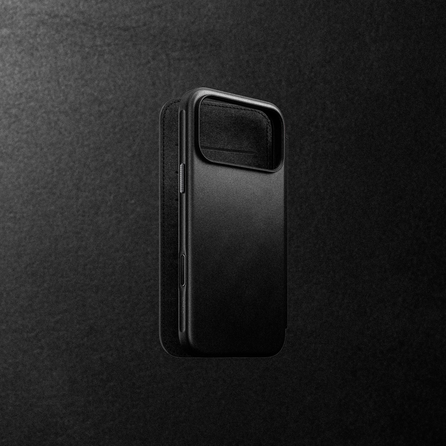 Nomad Modern Leather with Nomad Leather Folio for iPhone 17 Pro Max - Black
