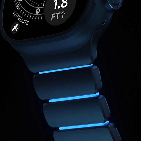 Nomad Stratos Band - Black Titanium / Icy Blue Glow