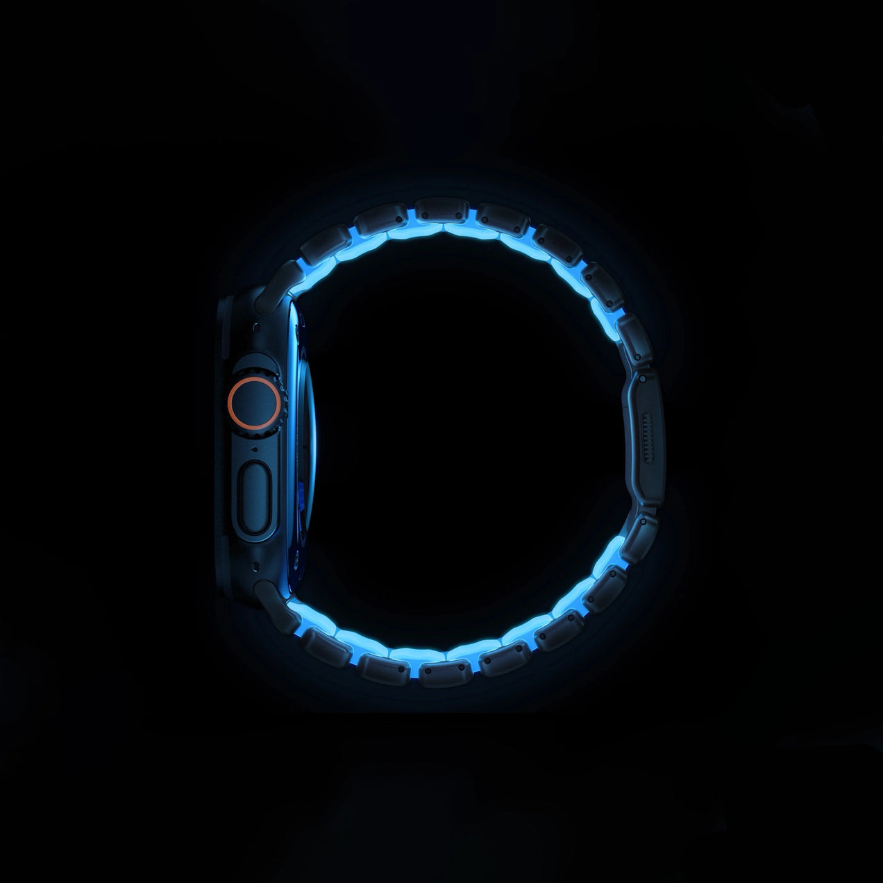 Nomad Stratos Icy Blue Glow - Black