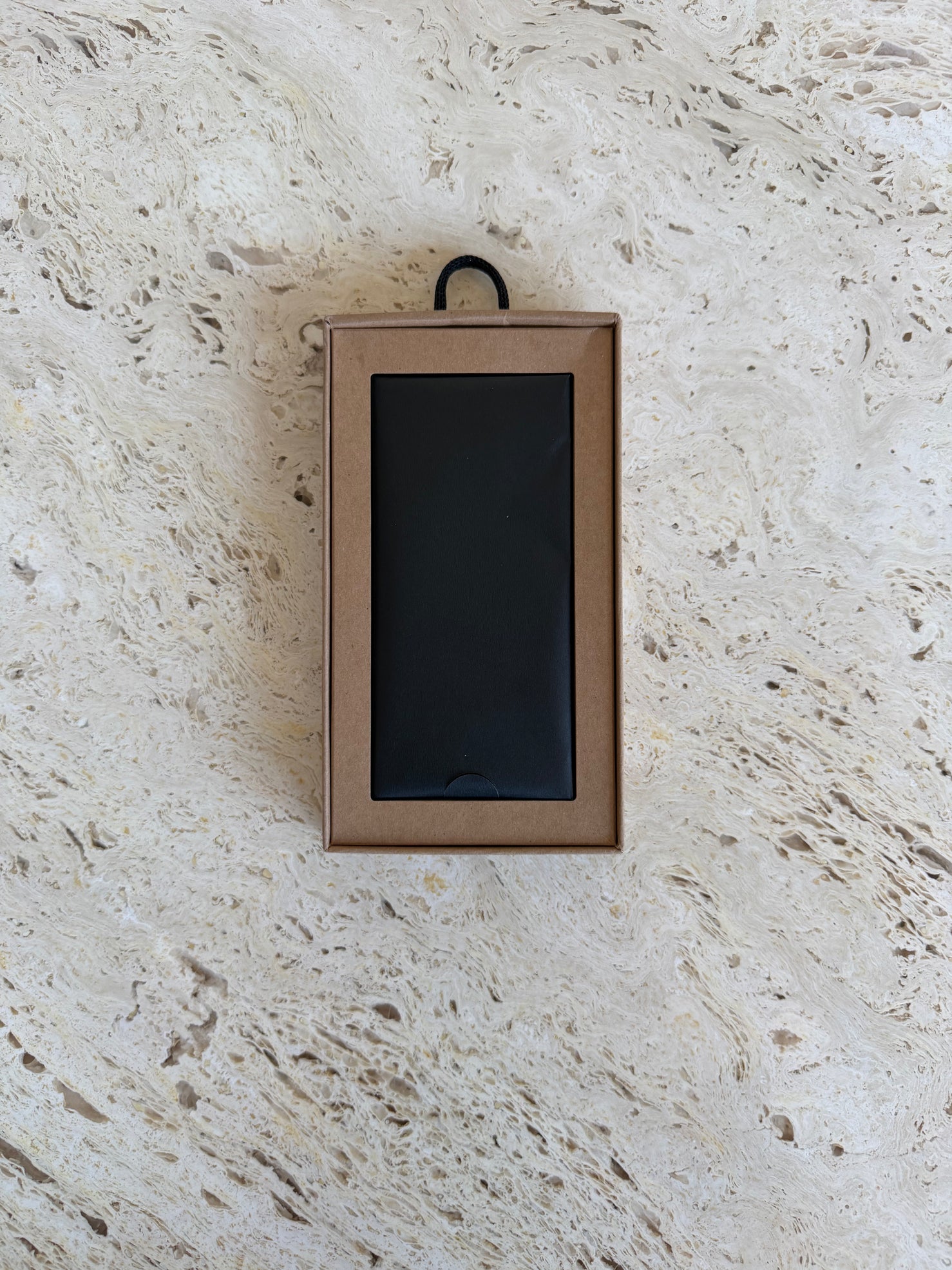 Nomad Magnetic Back with Horween Leather for iPhone Air - Rustic Brown - Open Box
