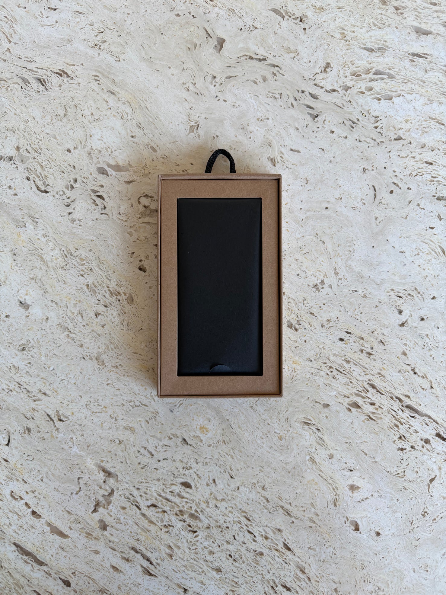 Nomad Magnetic Back with Horween Leather for iPhone Air - Rustic Brown - Open Box