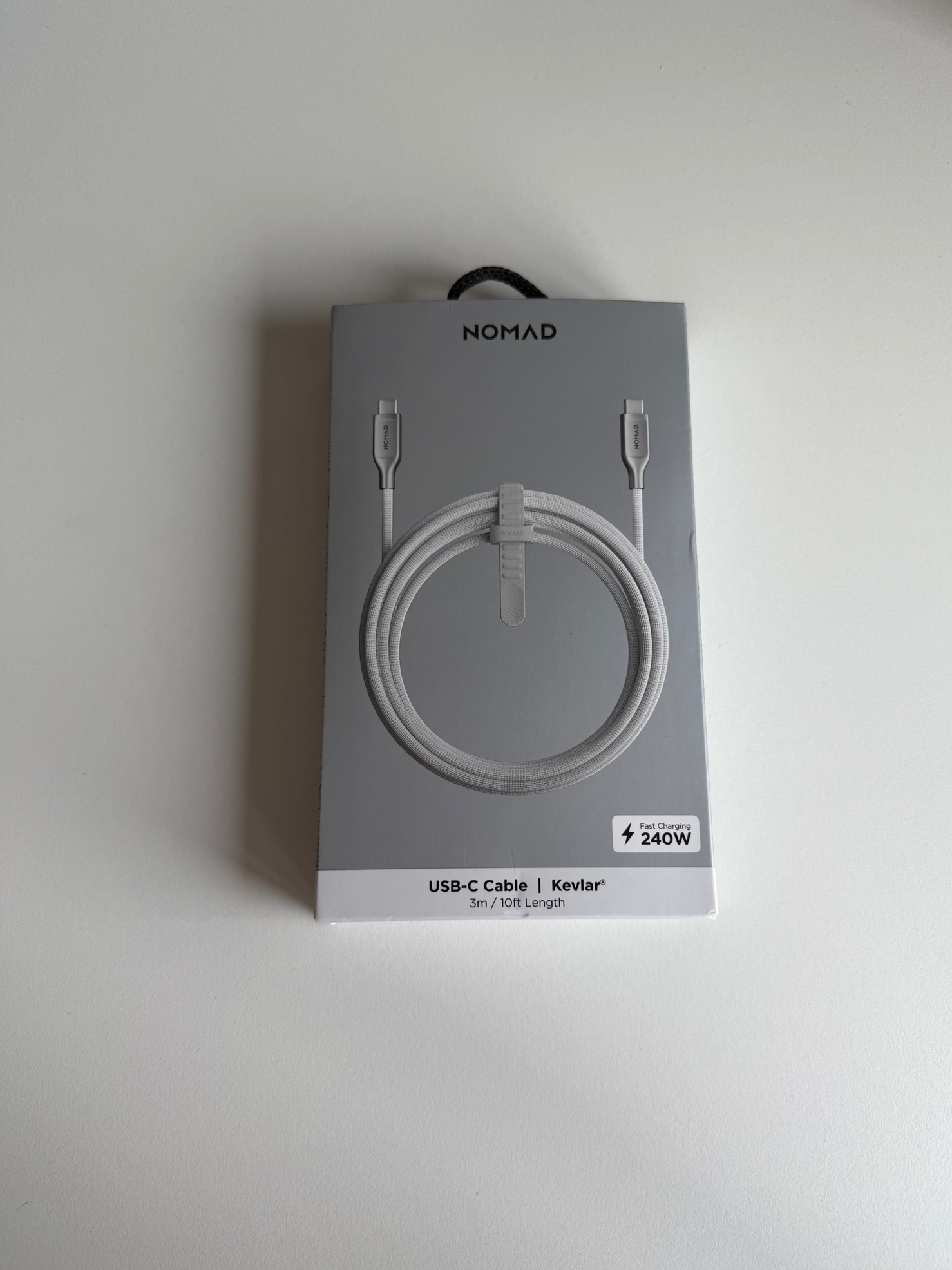Nomad USB-C Cable with Kevlar - 3m - White - Open Box