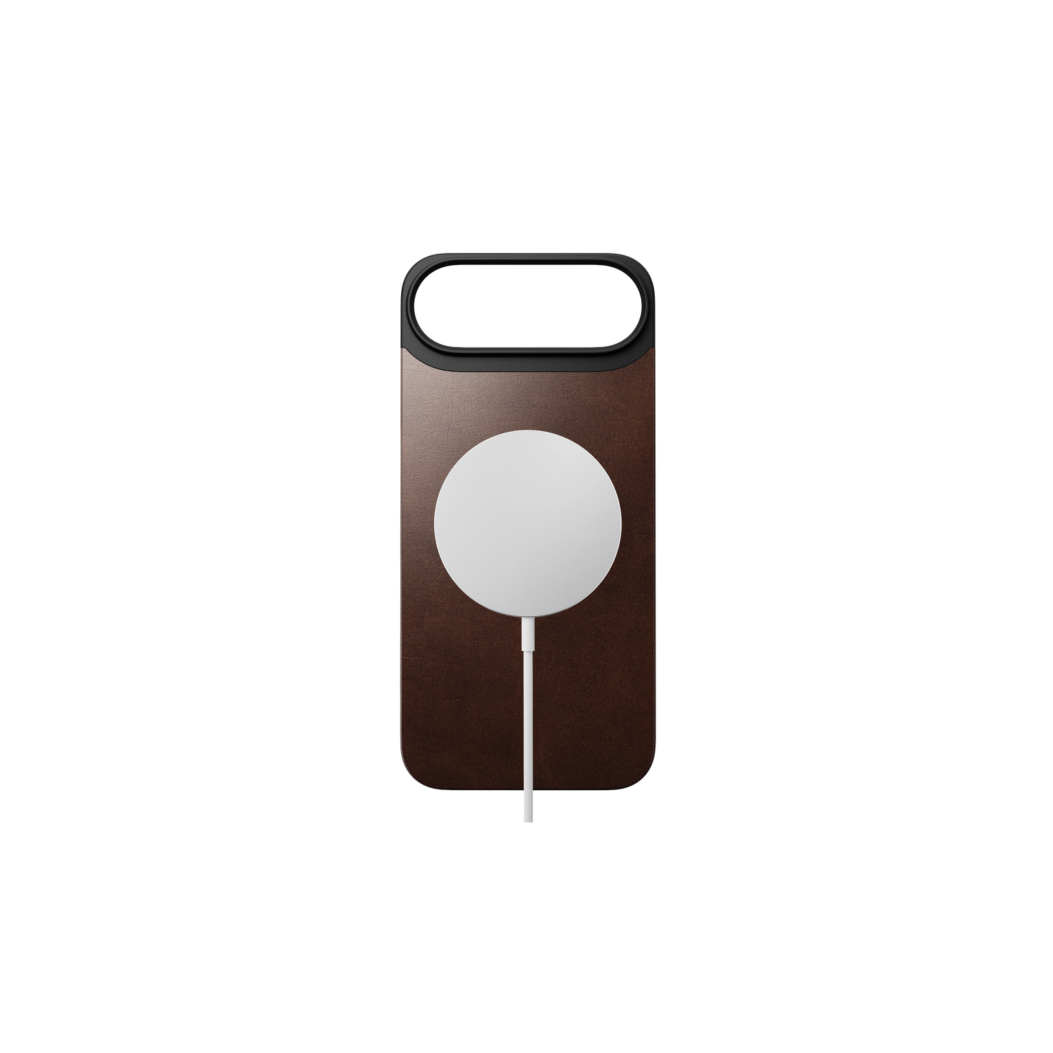 Nomad Magnetic Back with Horween Leather for iPhone Air - Rustic Nomad Magnetic Back with Horween Leather for iPhone Air - Rustic