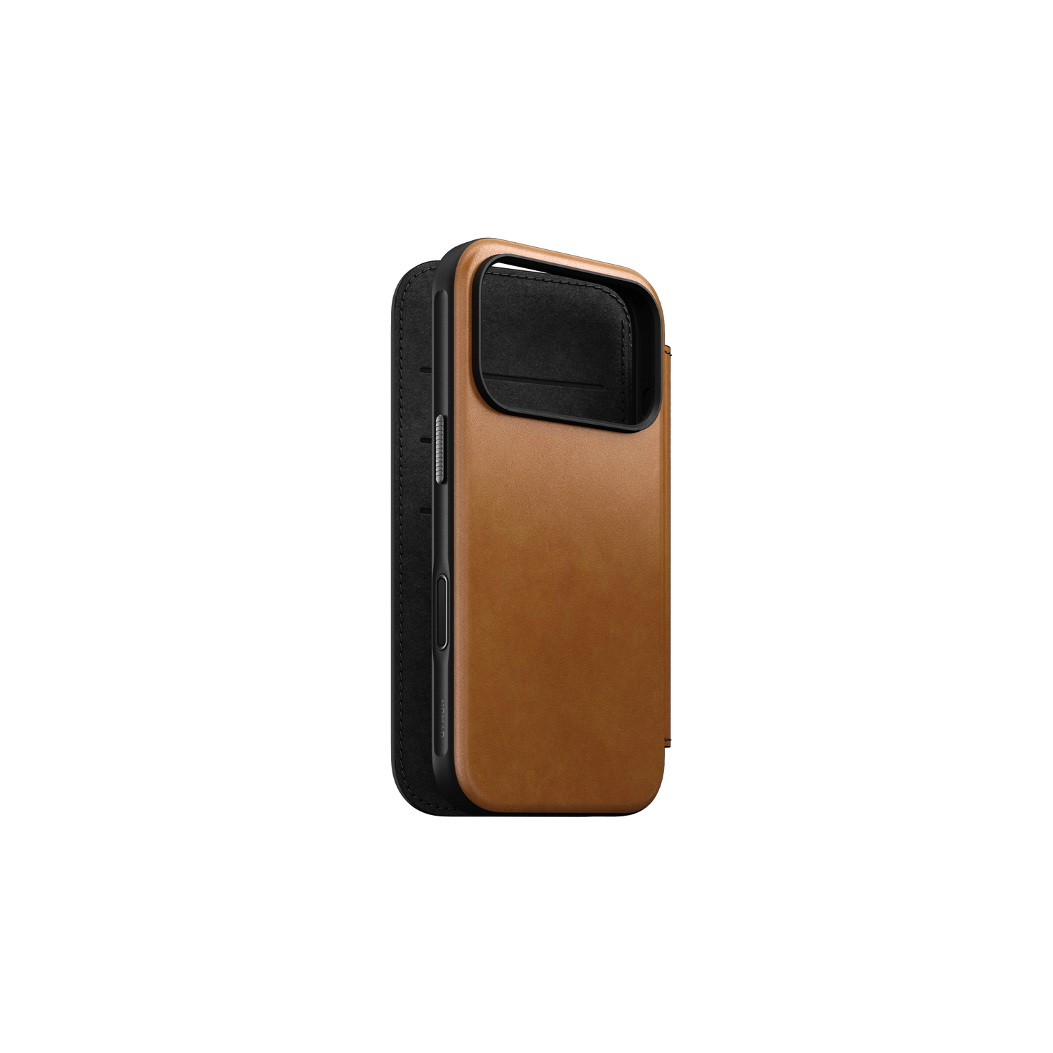 Nomad Modern Leather Folio with Nomad Leather for iPhone 17 Pro - English Tan