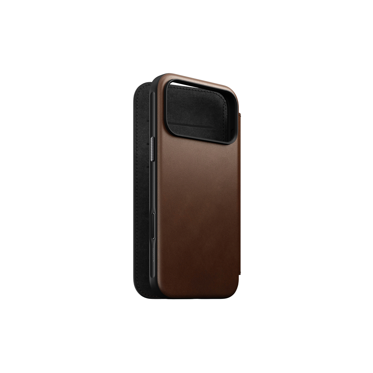 Nomad Modern Leather Folio with Nomad Leather for iPhone 17 Pro Max - Brown