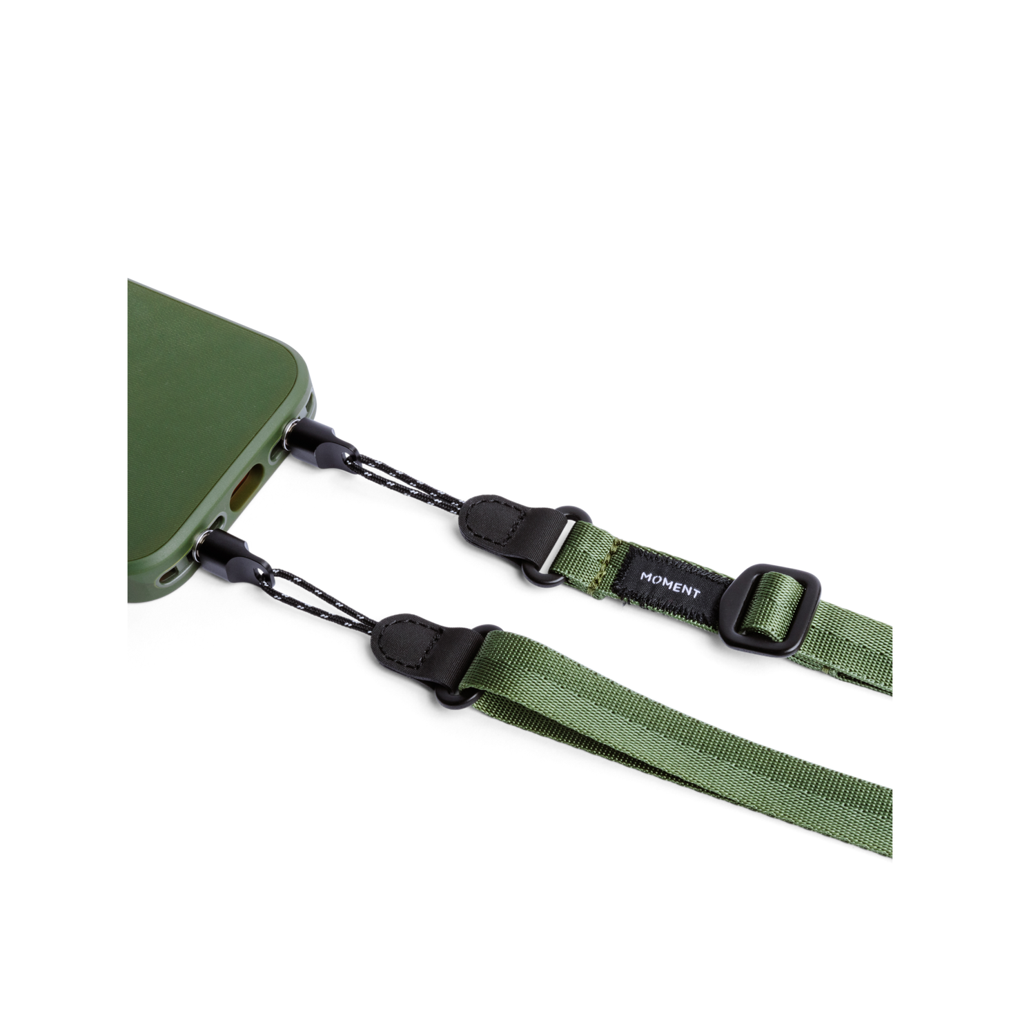 Moment Mobile Adjustable Crossbody Strap - Olive Green