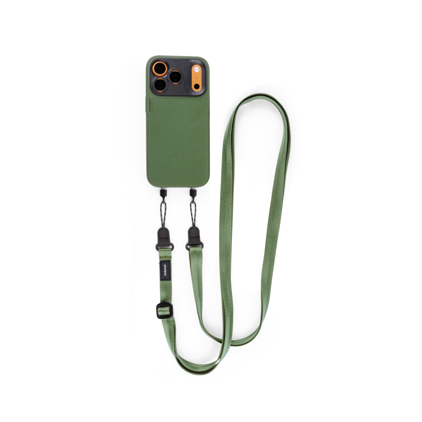 Moment Mobile Adjustable Crossbody Strap - Olive Green