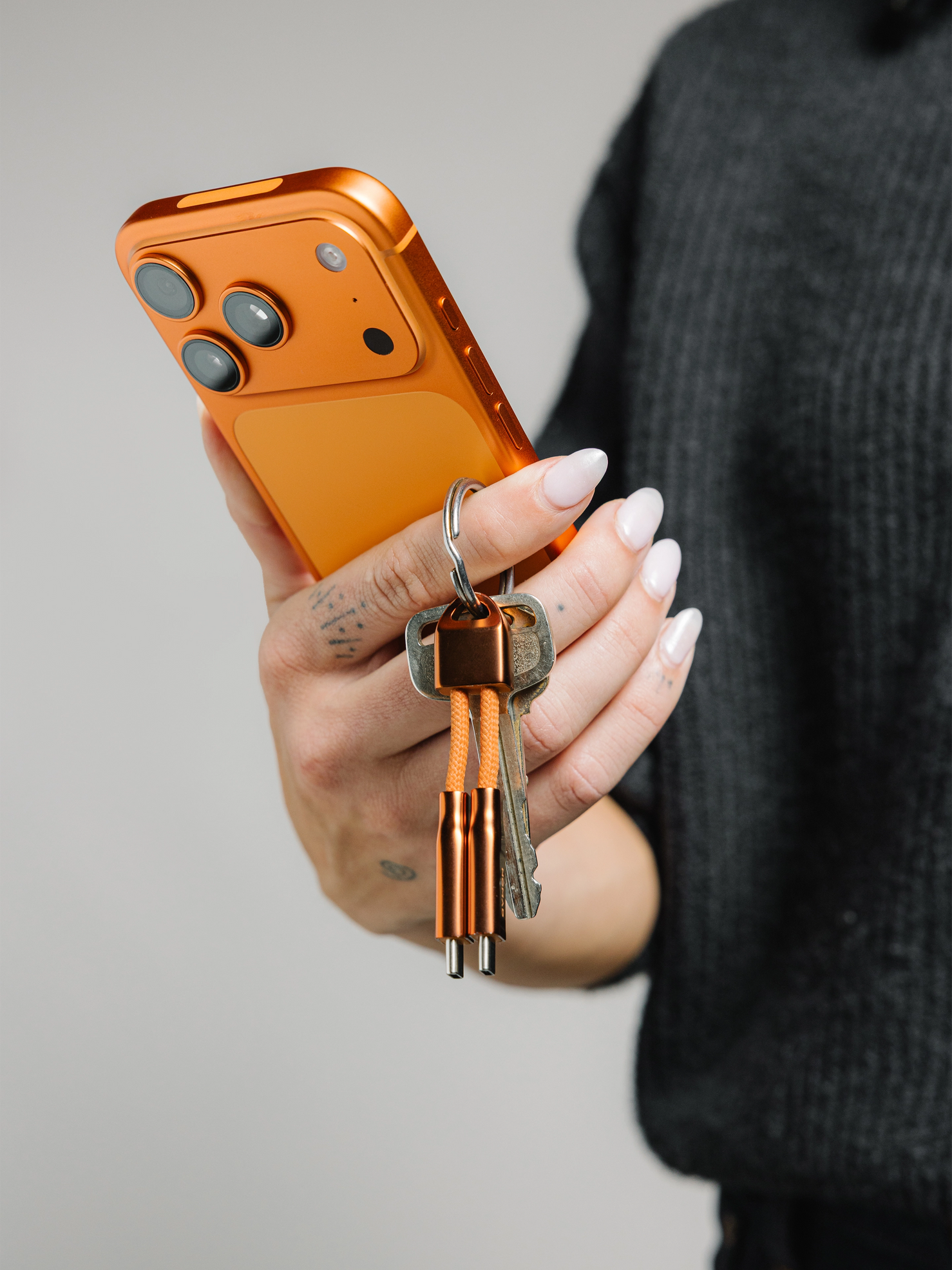 Nomad USB-C ChargeKey V2 - Stellar Orange