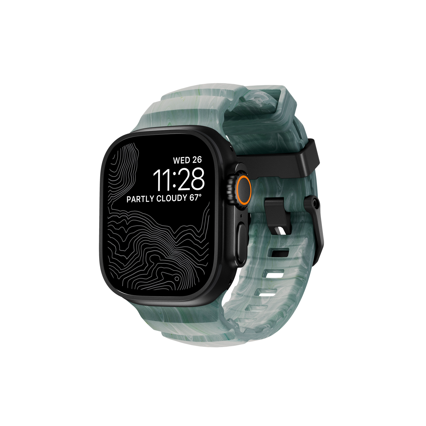 Nomad Rocky Point Band - 46/49mm - Black Hardware - Sierra Stone