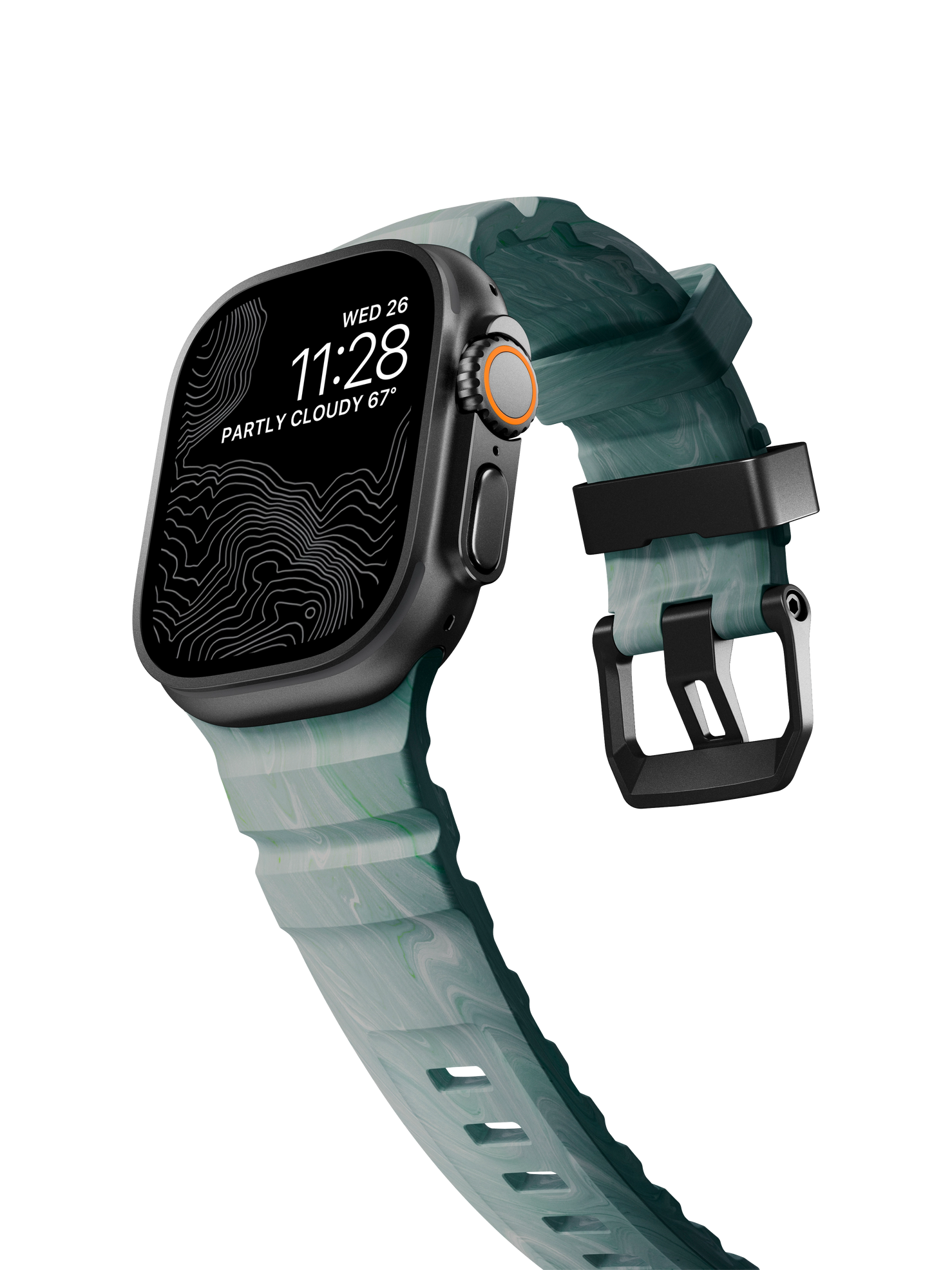 Nomad Rocky Point Band - 46/49mm - Black Hardware - Sierra Stone