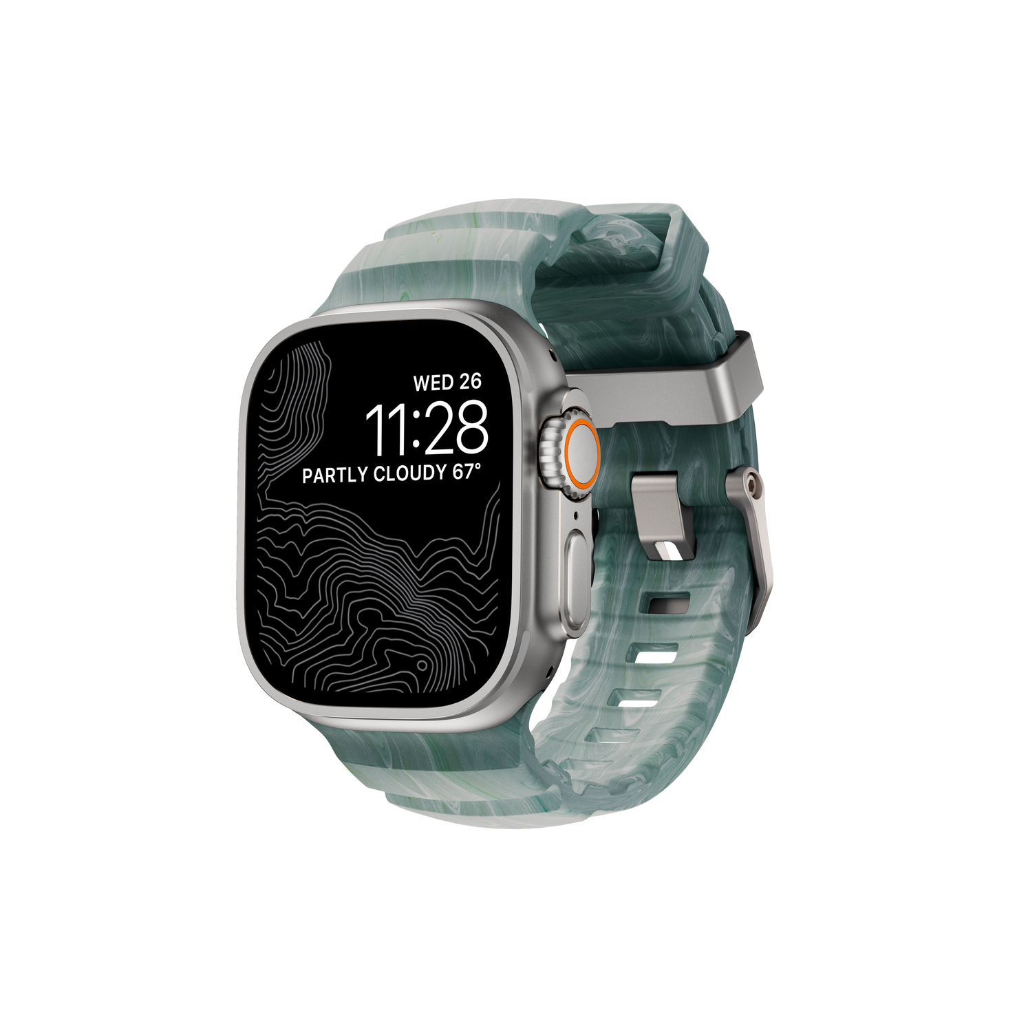 Nomad Rocky Point Band - 46/49mm - Natural Hardware - Sierra Stone