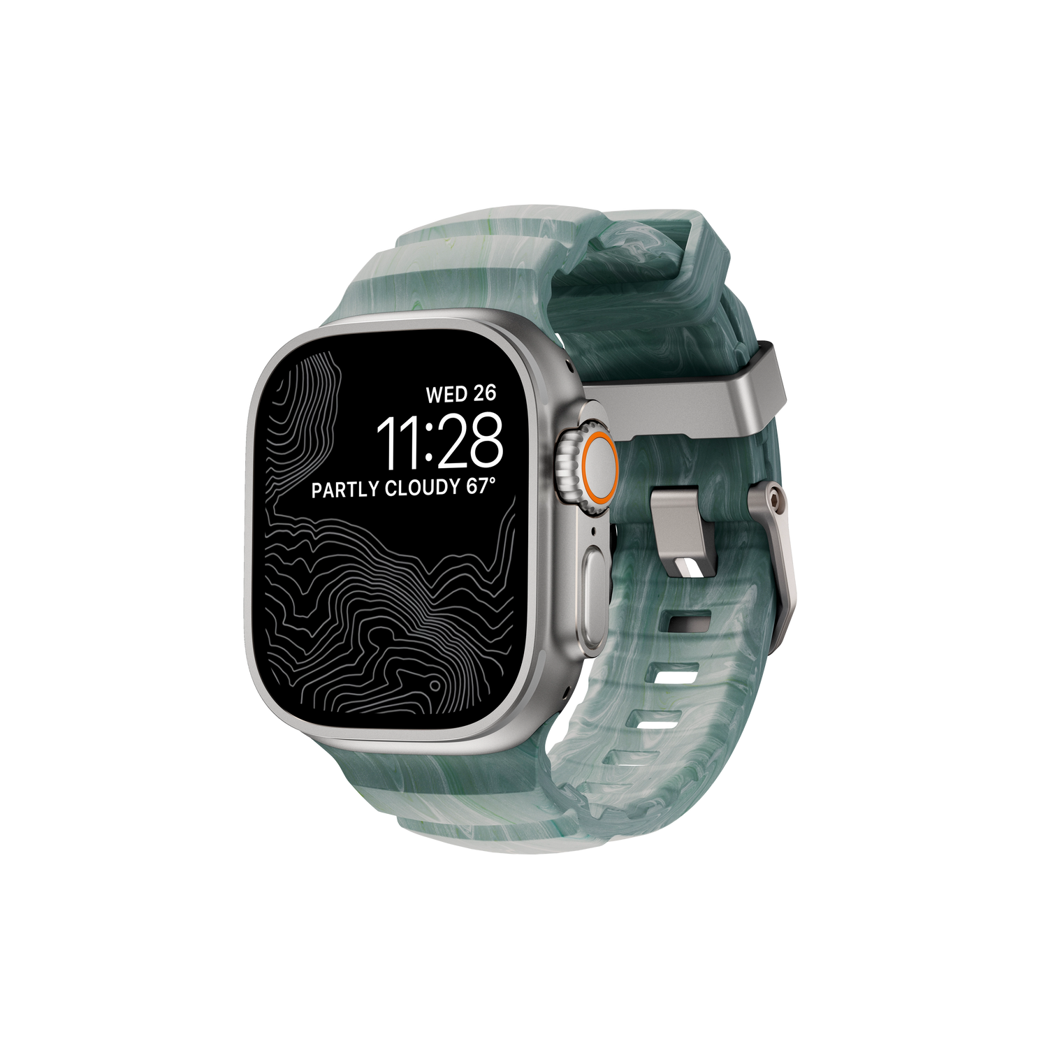 Nomad Rocky Point Band - 46/49mm - Natural Hardware - Sierra Stone