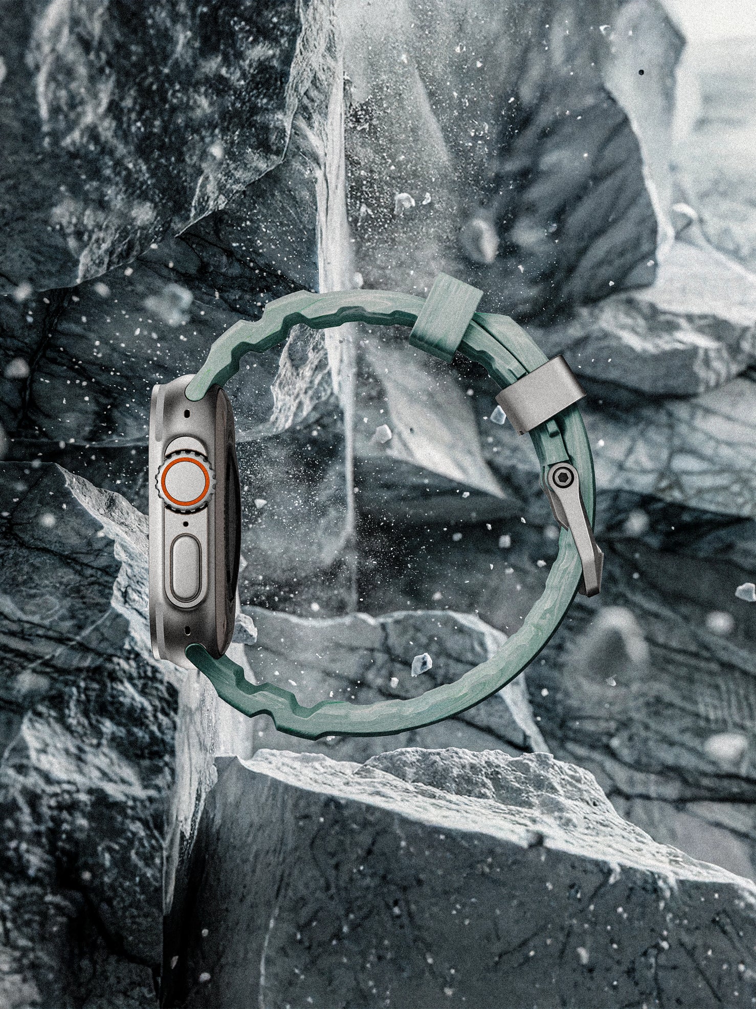 Nomad Rocky Point Band - 46/49mm - Natural Hardware - Sierra Stone