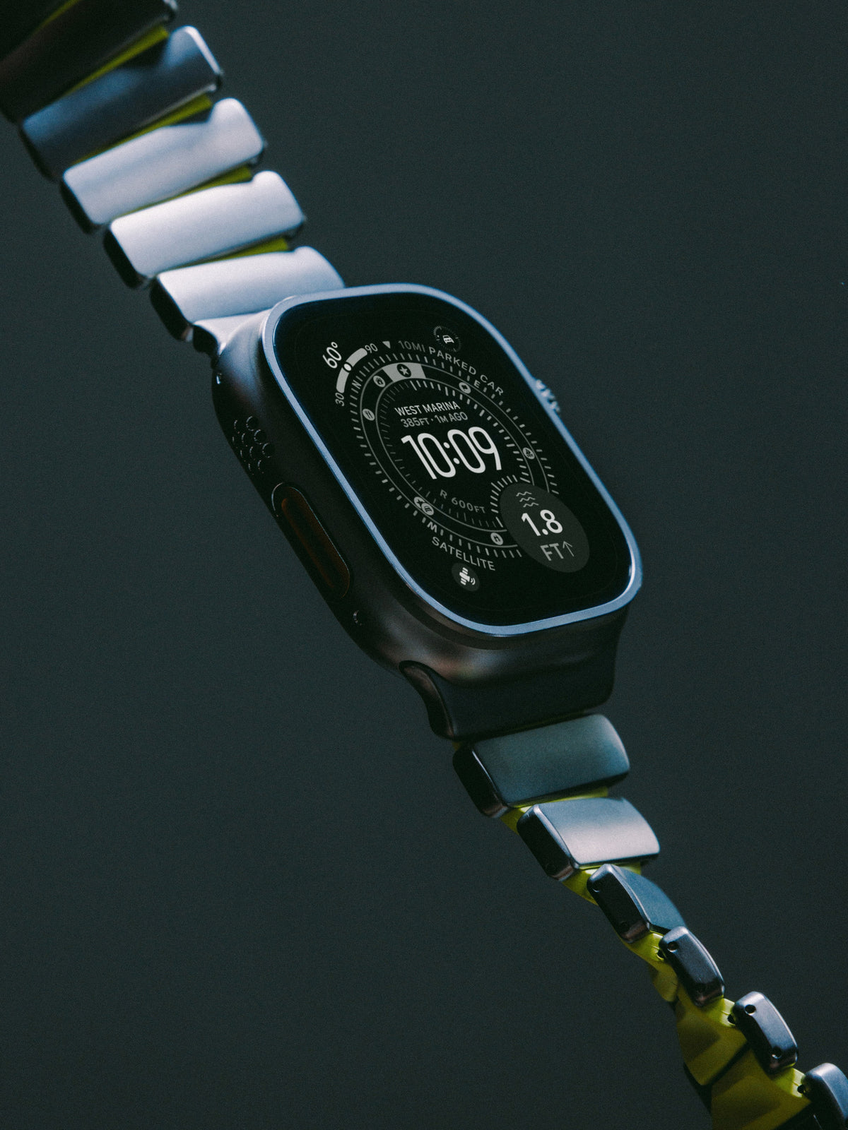 Nomad Stratos Band - 49mm - Natural Titanium - Volt