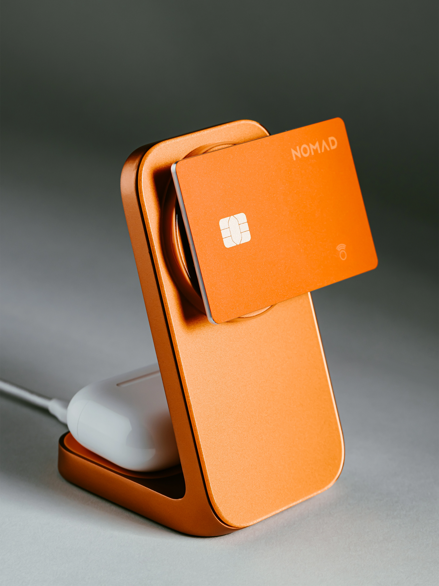 Nomad Tracking Card Pro for Apple Find My - Stellar Orange