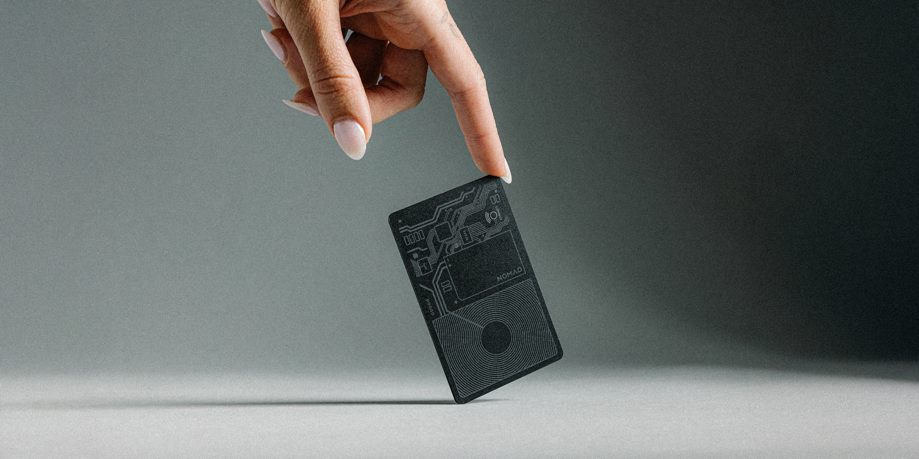 Nomad Tracking Card Air for Apple Find My - Black