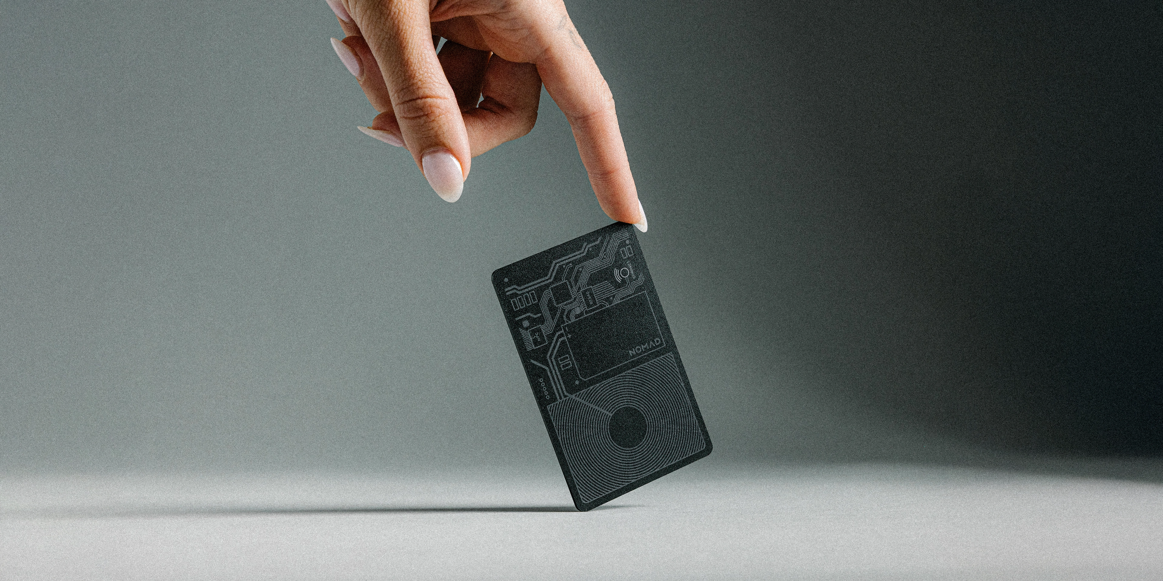 Nomad Tracking Card Air for Apple Find My - Black