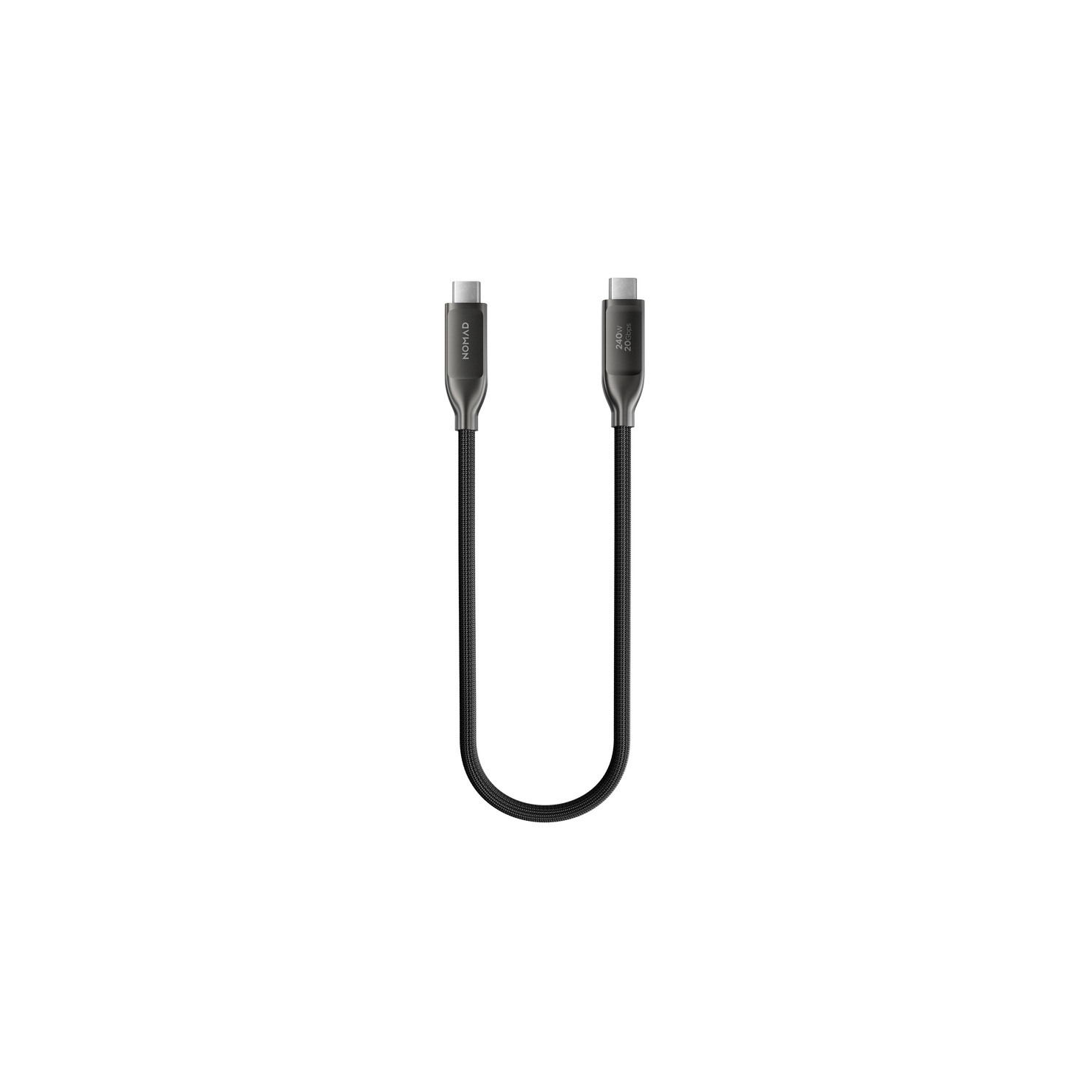 Nomad USB-C Data Kevlar Cable - 0.3M - Carbide