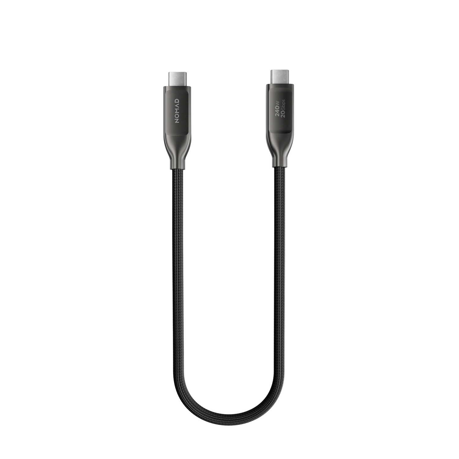 Nomad USB-C Data Kevlar Cable - 0.3M - Carbide