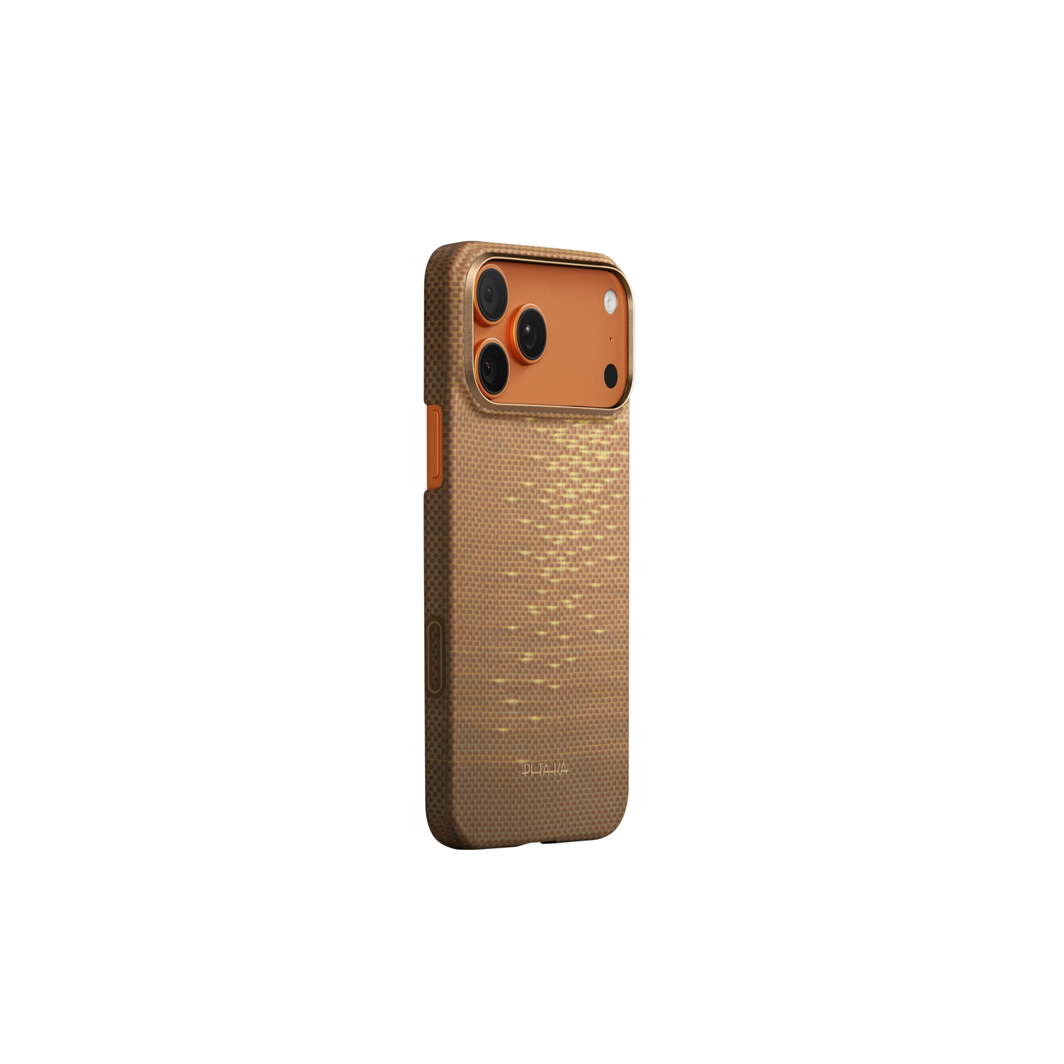 PITAKA Ultra Slim iPhone 17 Pro Case - Golden Glint