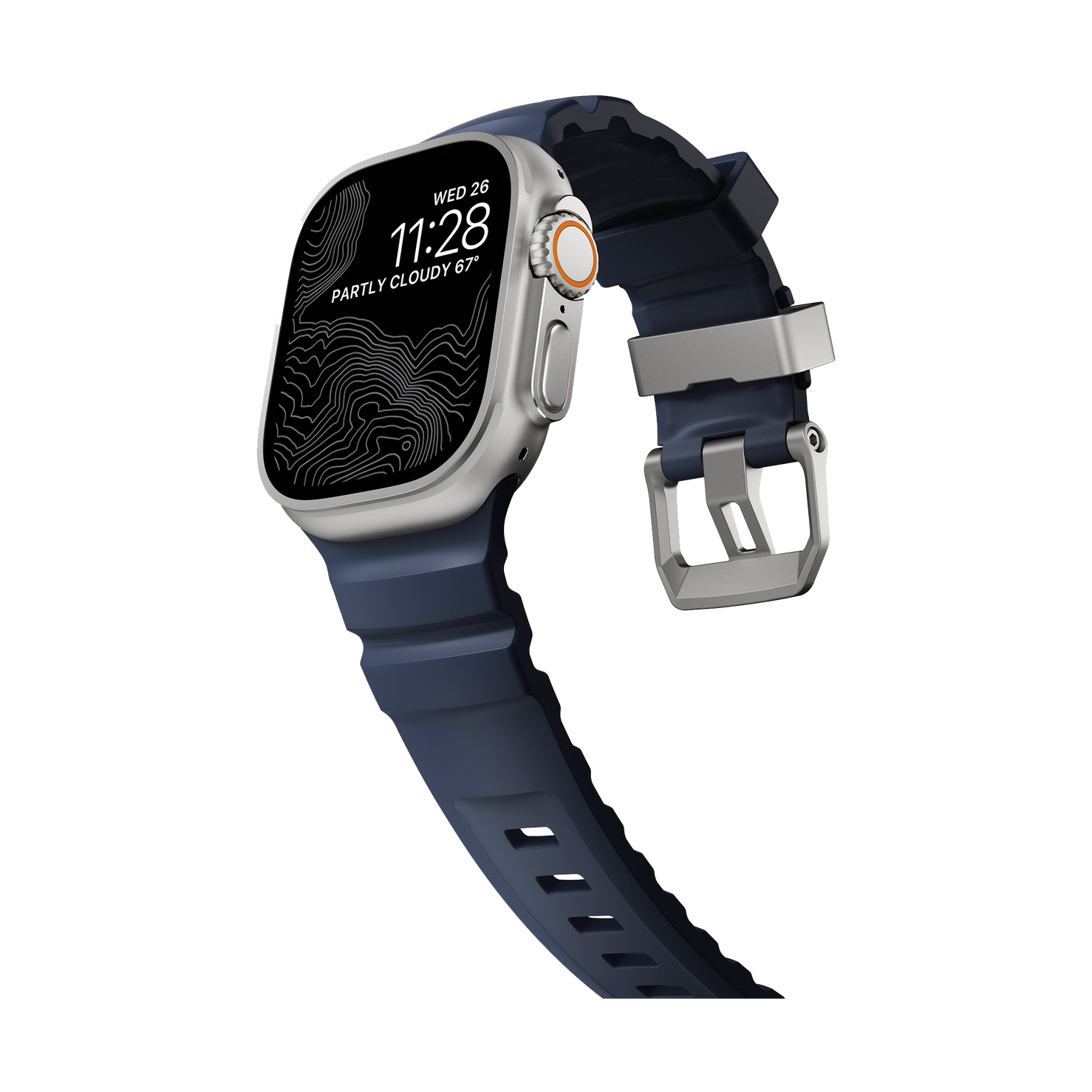 Nomad Rocky Point Band - 46/49mm - Atlantic - Natural Hardware