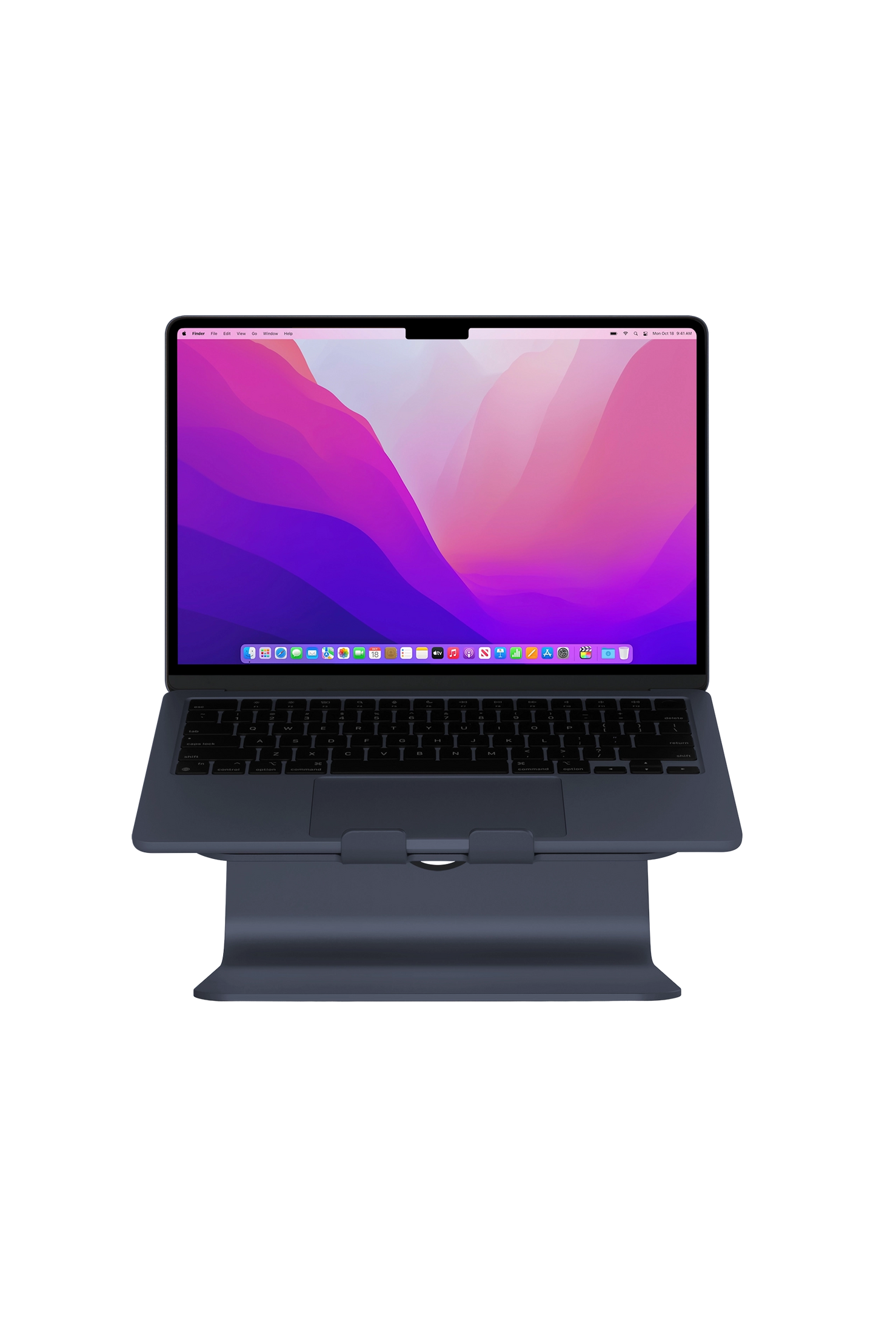 Rain Design mStand360 Laptop Stand w/ Swivel Base - Midnight