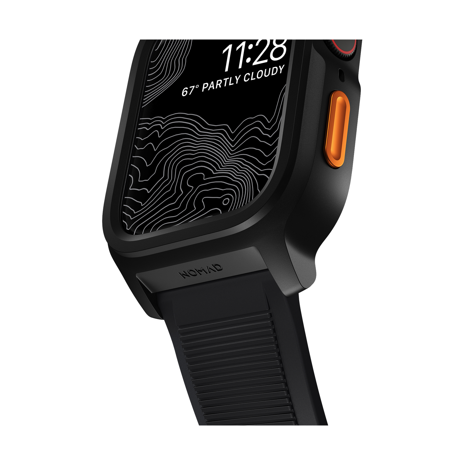 Nomad Rugged Case for Apple Watch - 44/45mm - Black