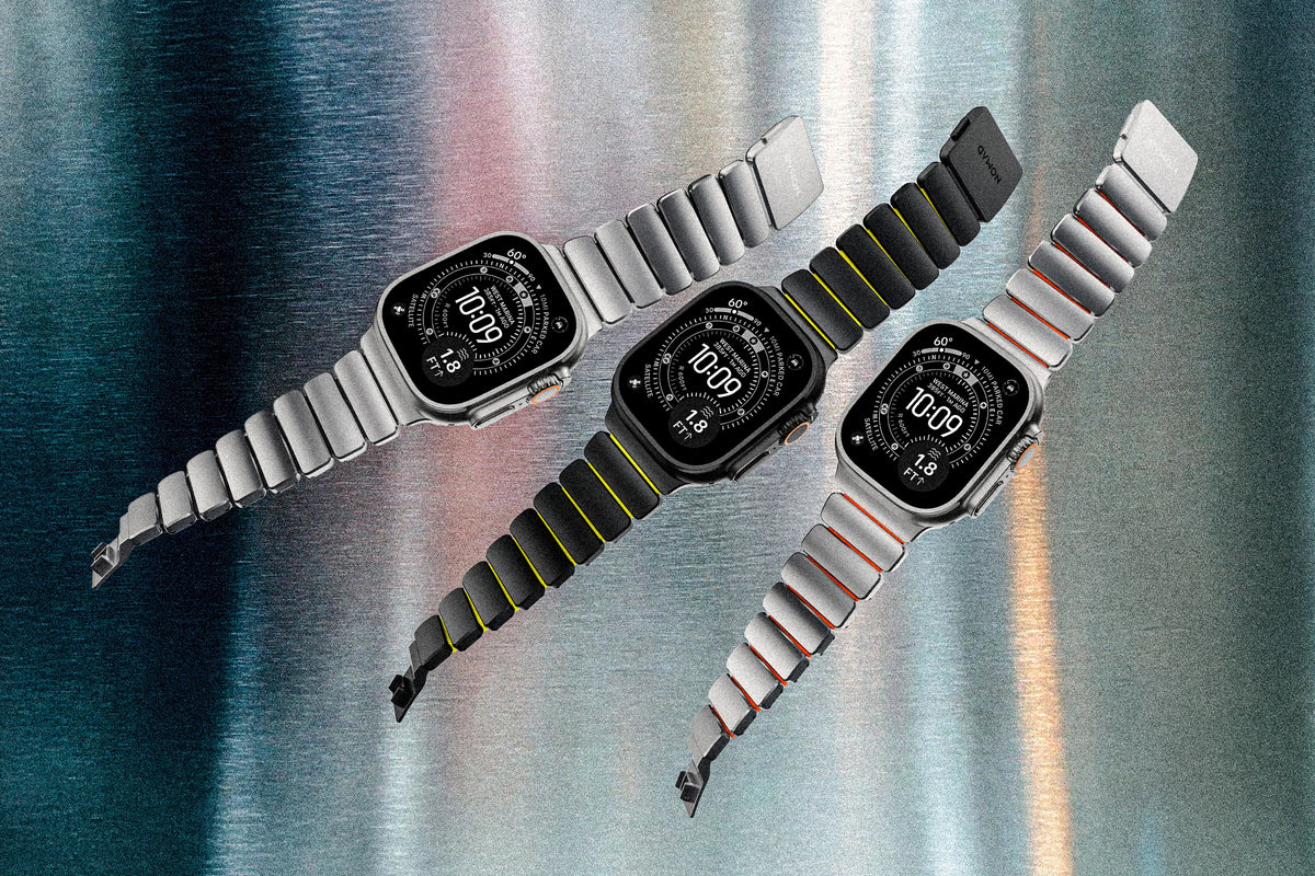 Nomad Stratos Band - 49mm - Black Titanium - Black