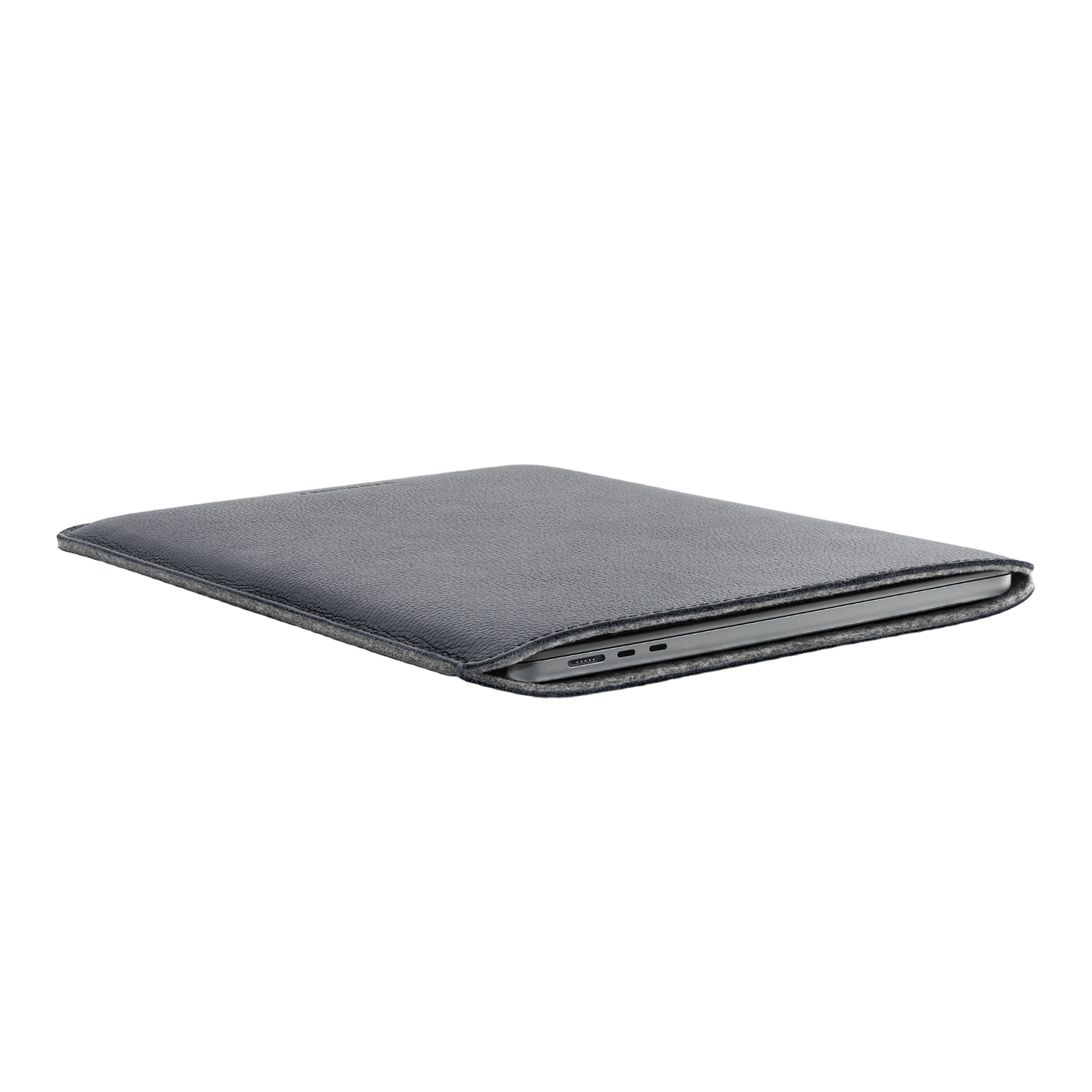 Woolnut Leather Sleeve for 15" MacBook Air - Grey