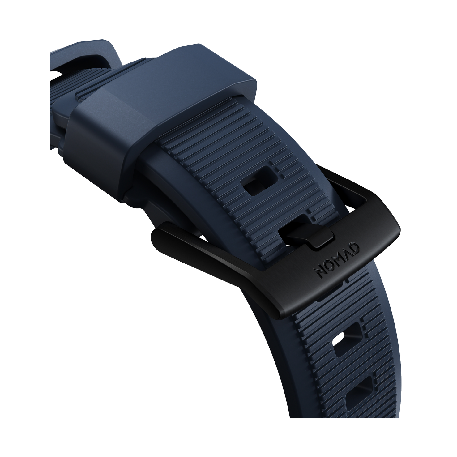 Nomad Rugged Band - 46/49mm - Atlantic Blue - Black Hardware