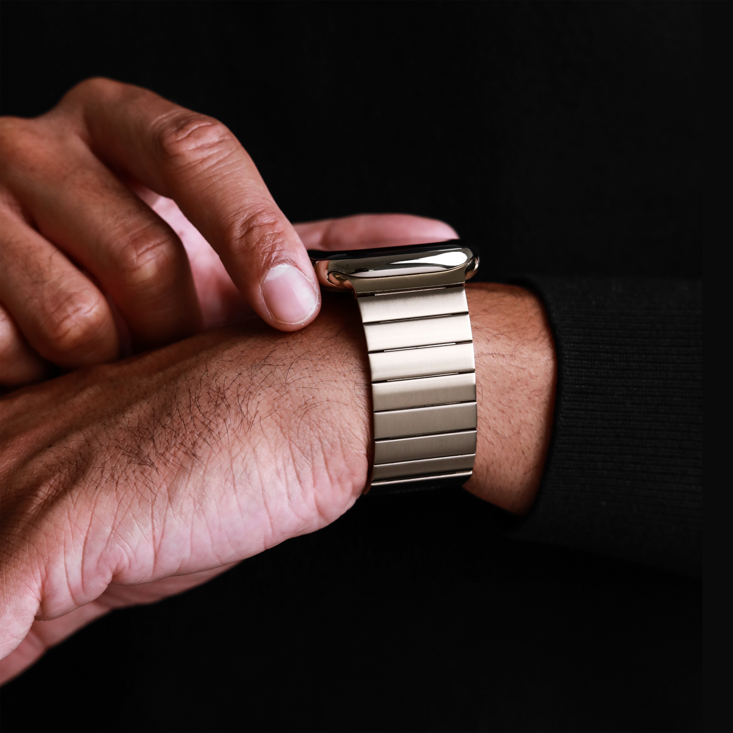 Vonmahlen Stainless Steel Link Bracelet Pro - 46/49mm - Sunset Gold